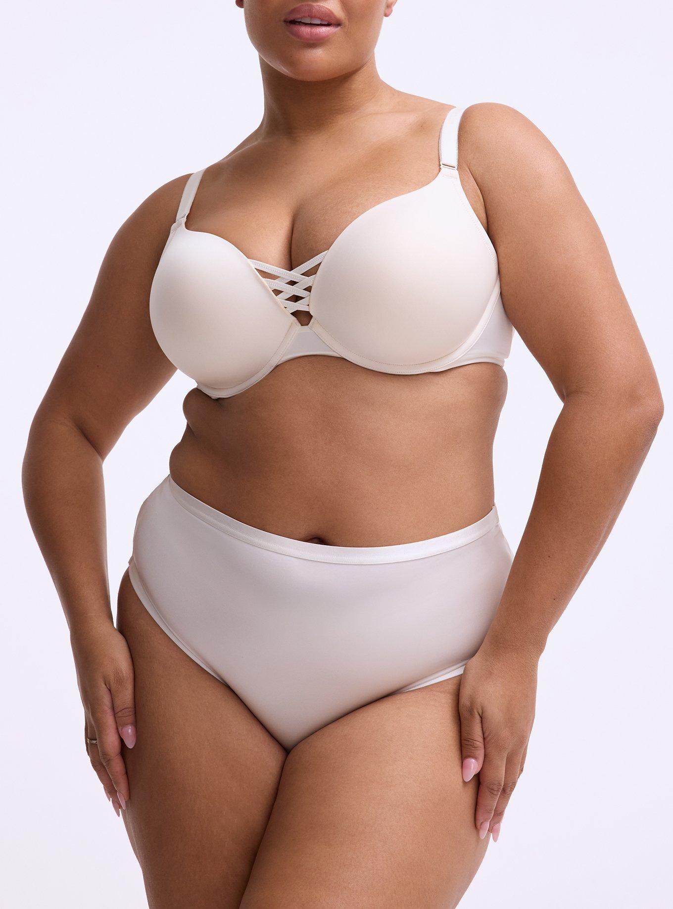 Shine Open Gusset Bow Panty, CLOUD DANCER, alternate