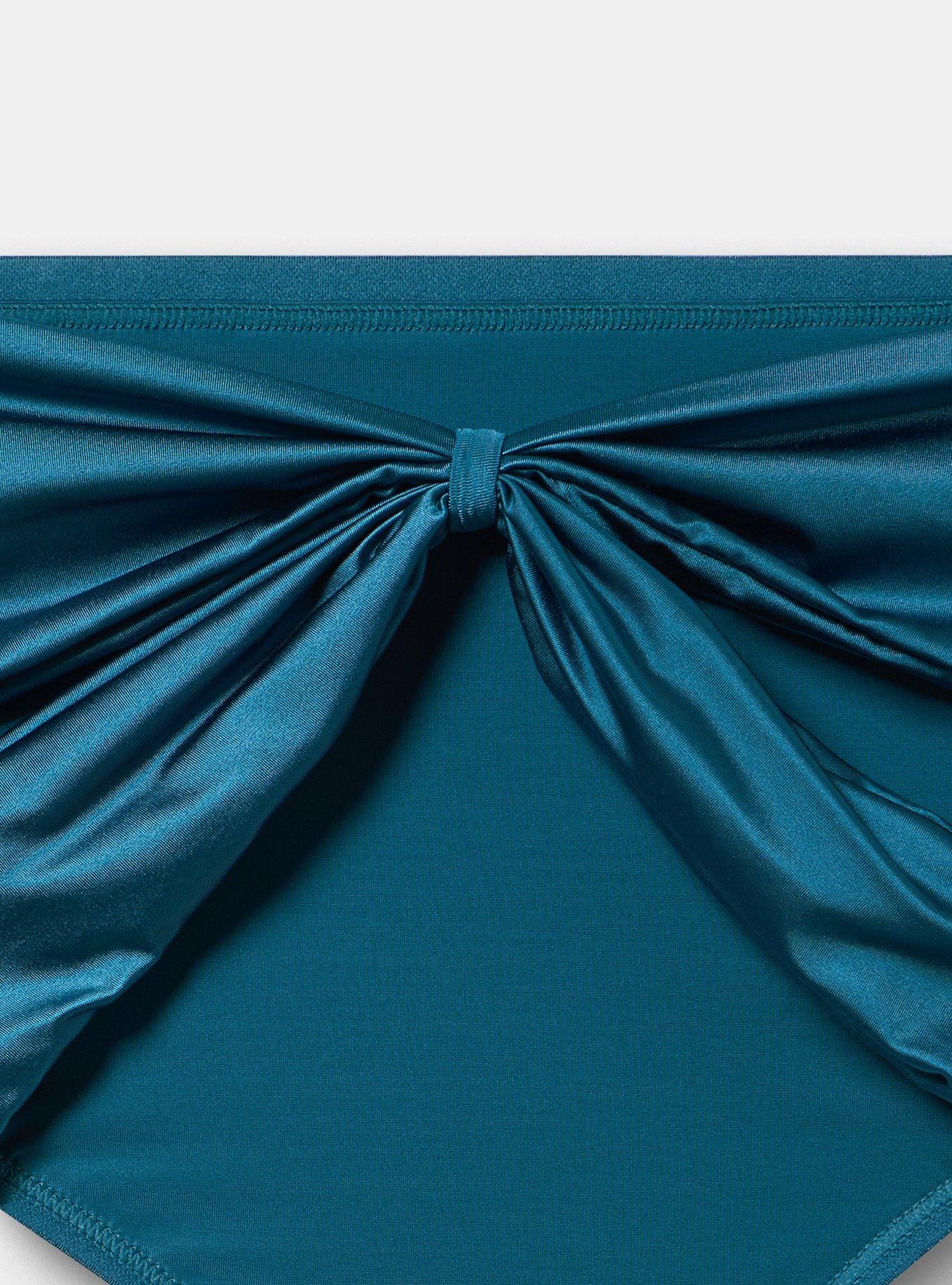 Shine Open Gusset Cheeky, LEGION BLUE, alternate