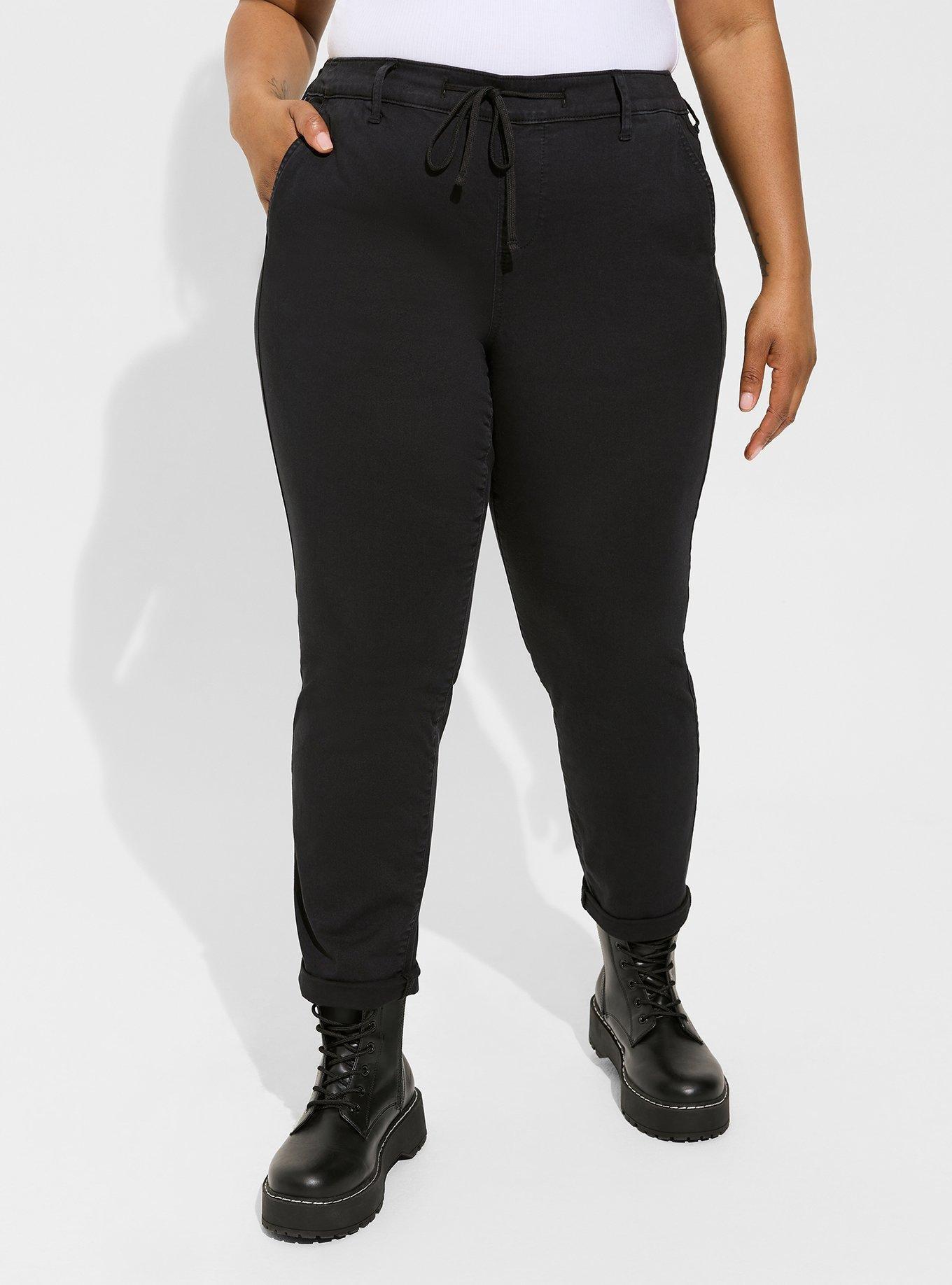 Pull-On Weekend Straight Stretch Twill Pant