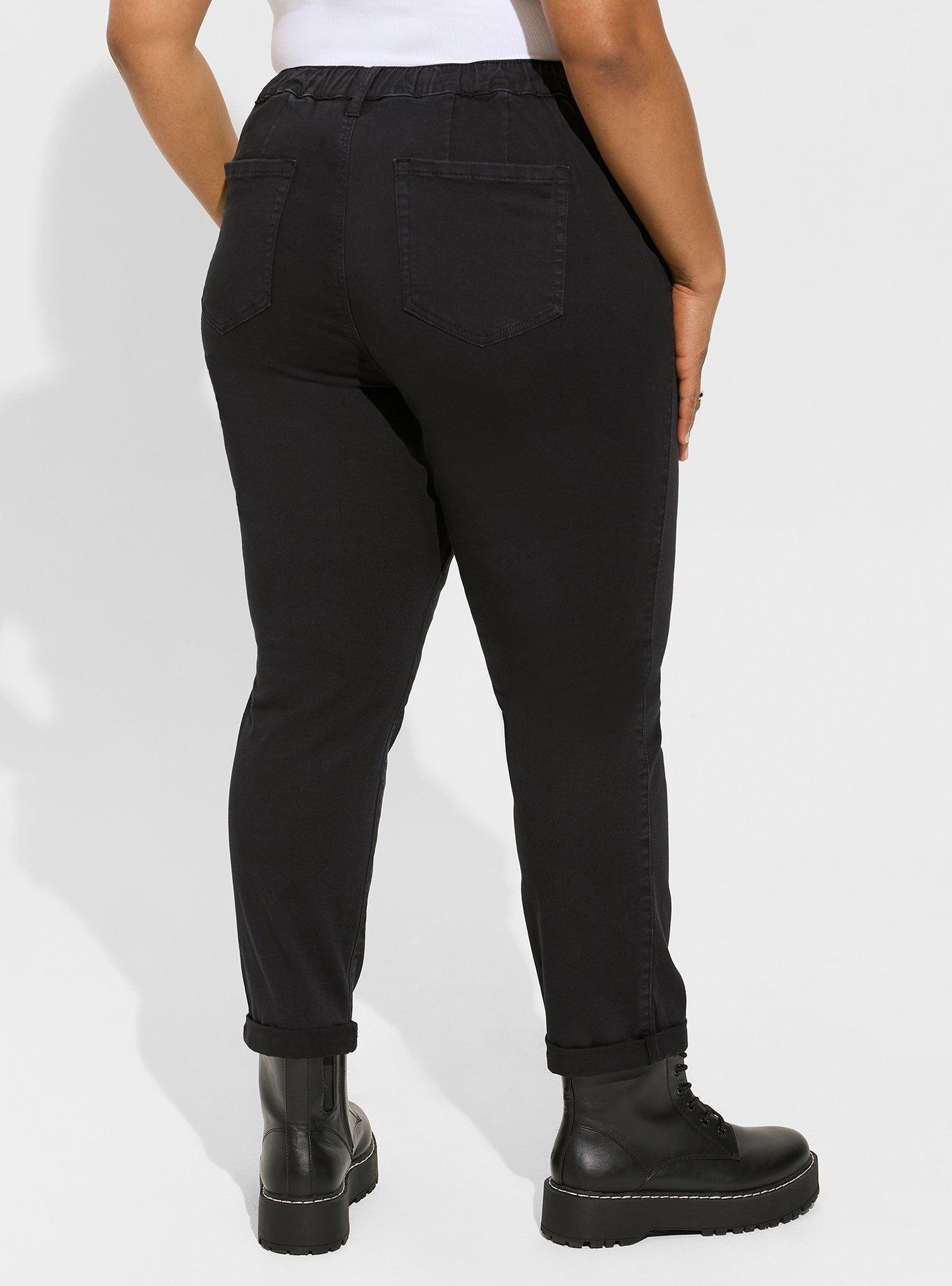 Pull-On Weekend Straight Stretch Twill Pant