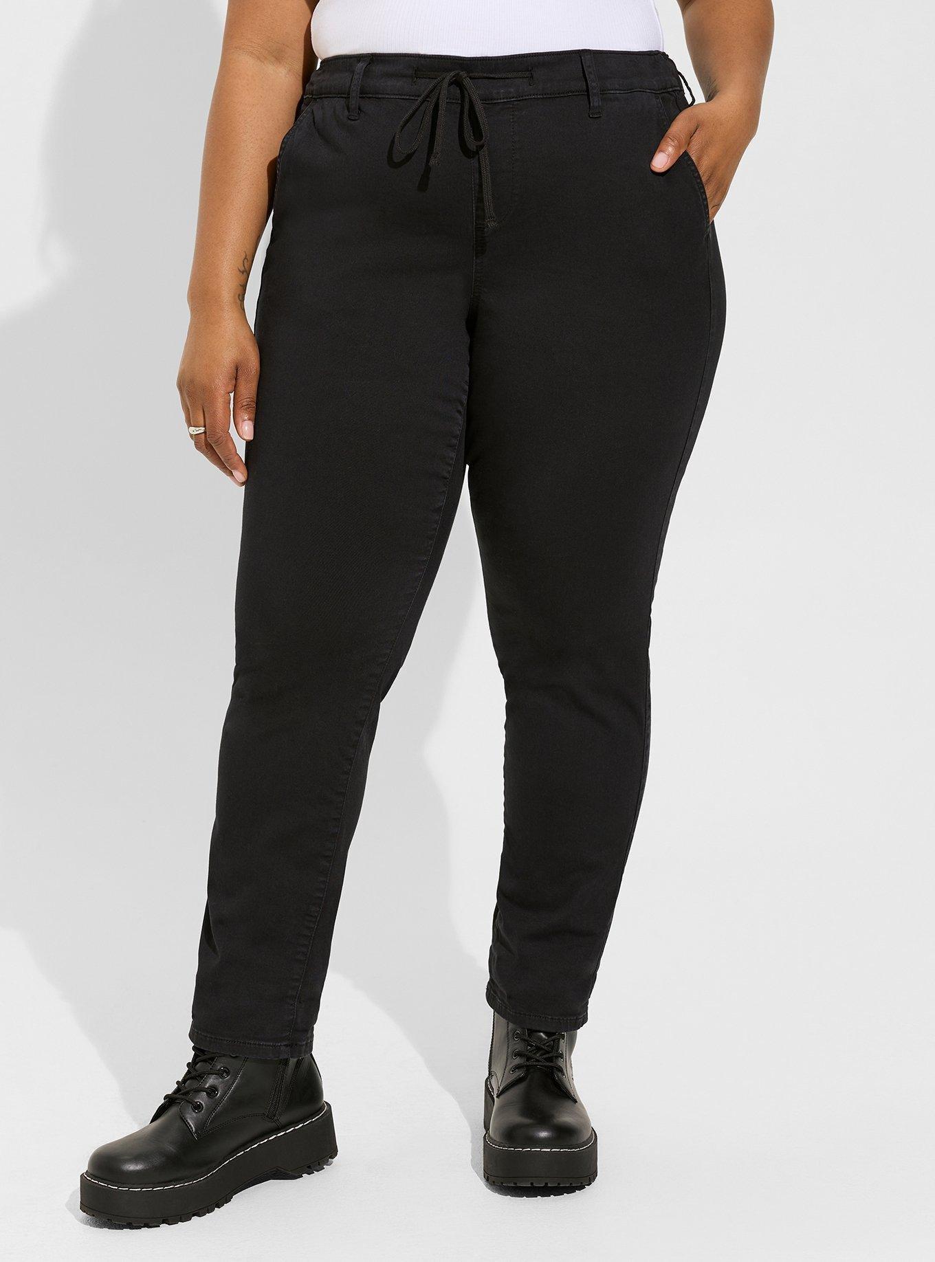 Pull-On Weekend Straight Stretch Twill Pant