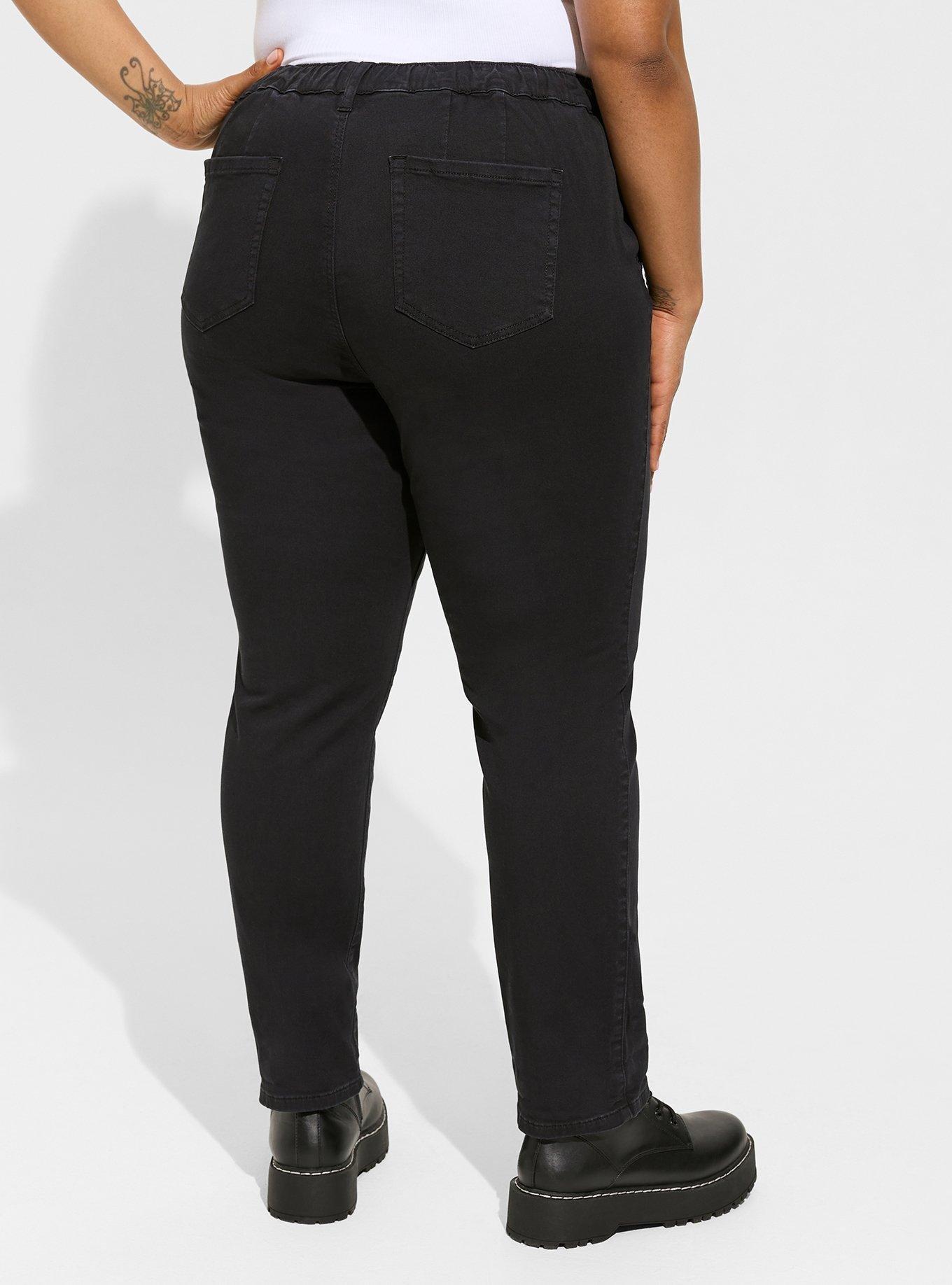 Pull-On Weekend Straight Stretch Twill Pant