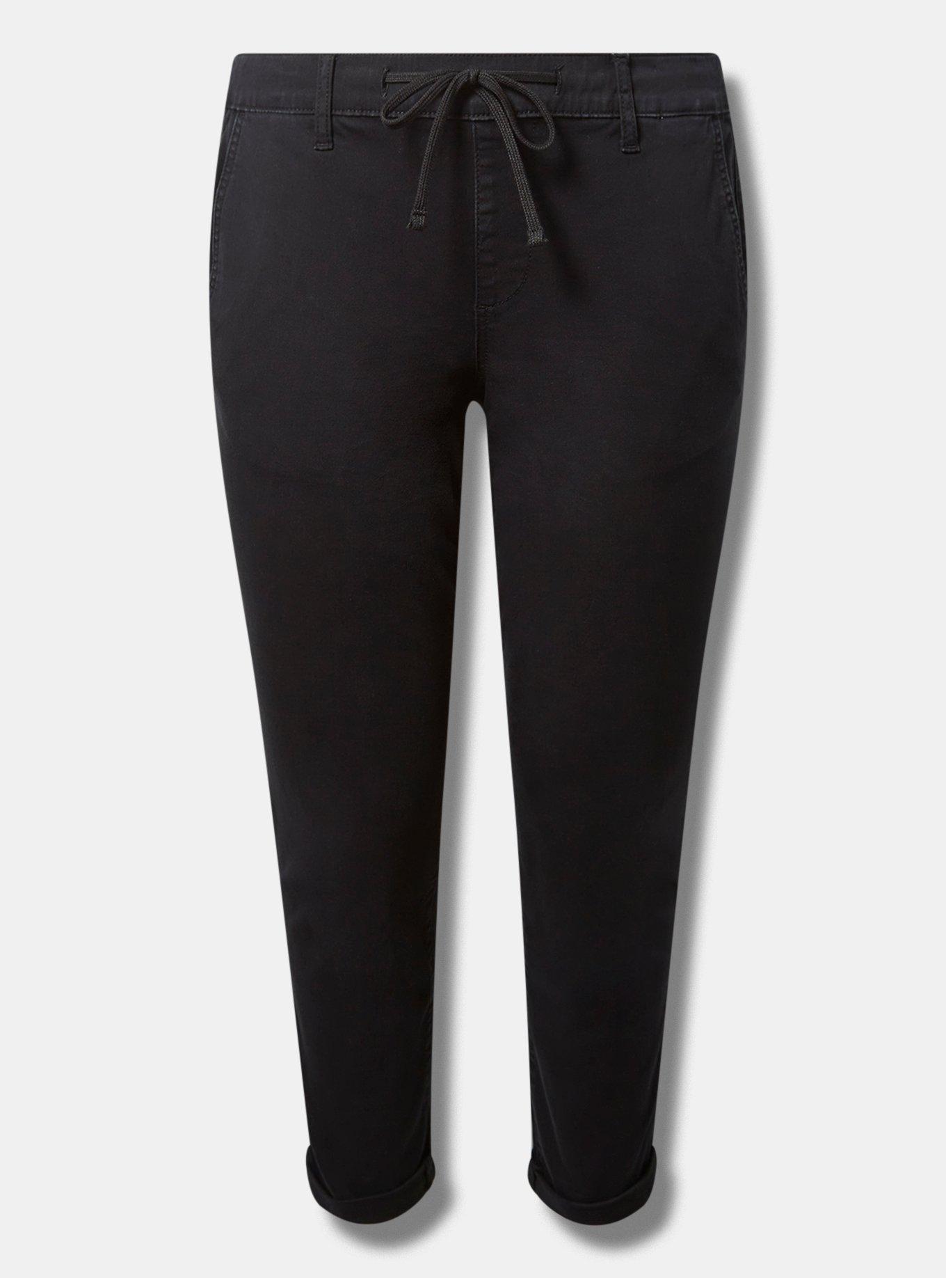 Pull-On Weekend Straight Stretch Twill Pant