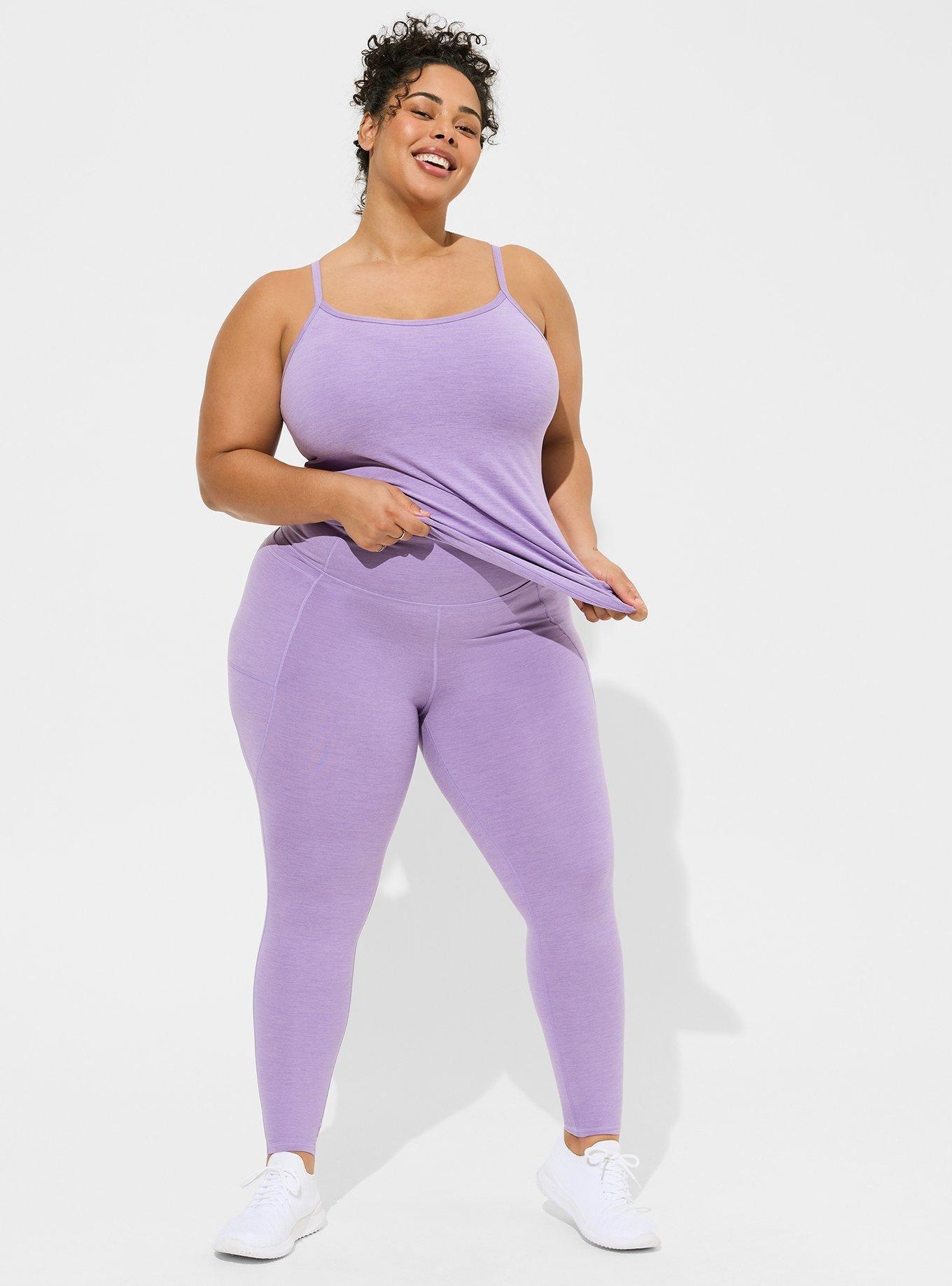 Plus Size Super Soft Performance Jersey Full Length Active Legging with Side Pockets Torrid