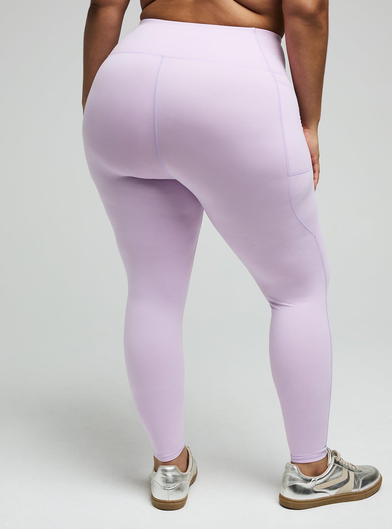 TRU Super Soft Performance Jersey Full-Length Active Legging, ENGLISH HYACINTH, alternate