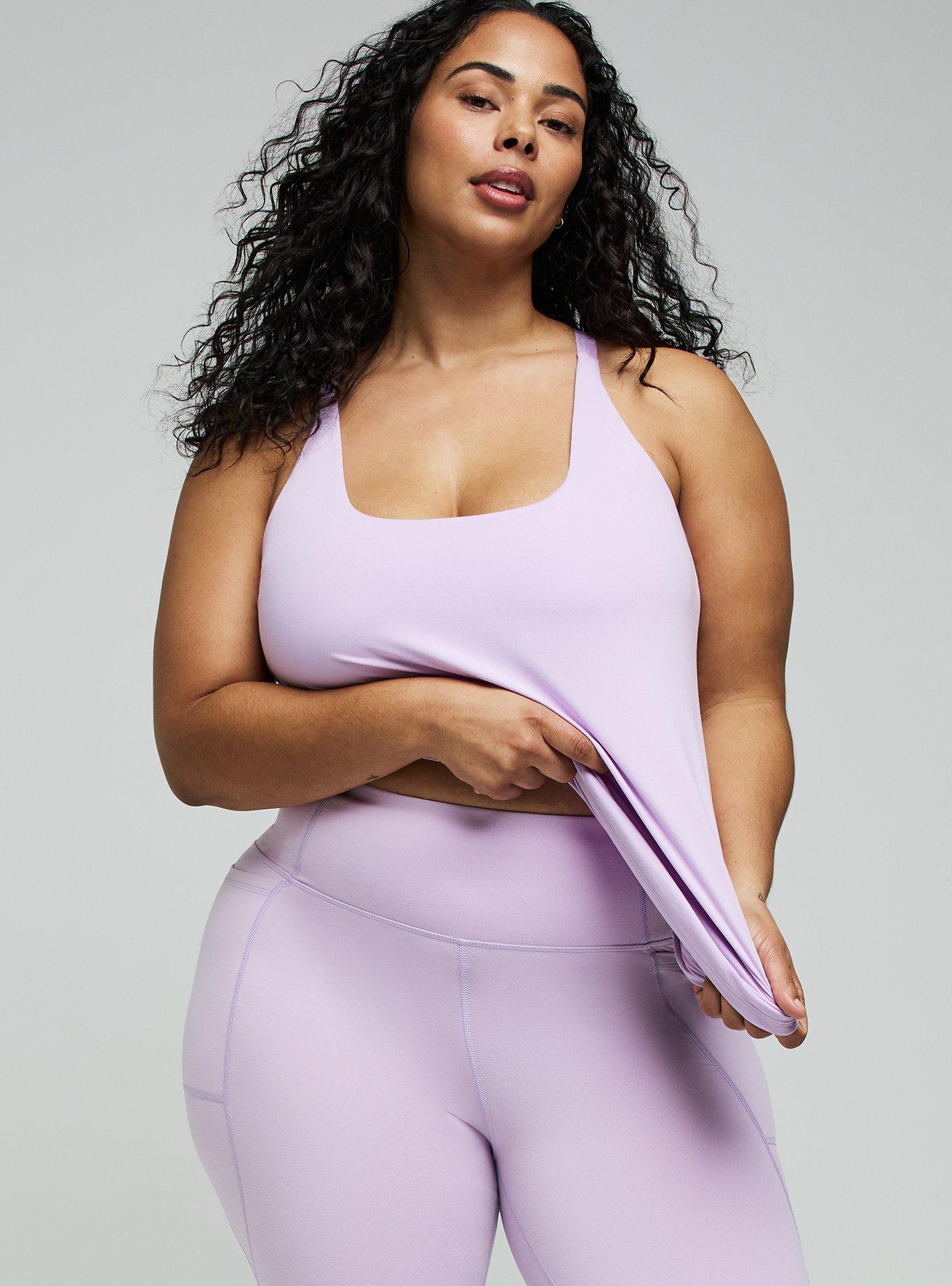 TRU Super Soft Performance Jersey Full-Length Active Legging, ENGLISH HYACINTH, alternate