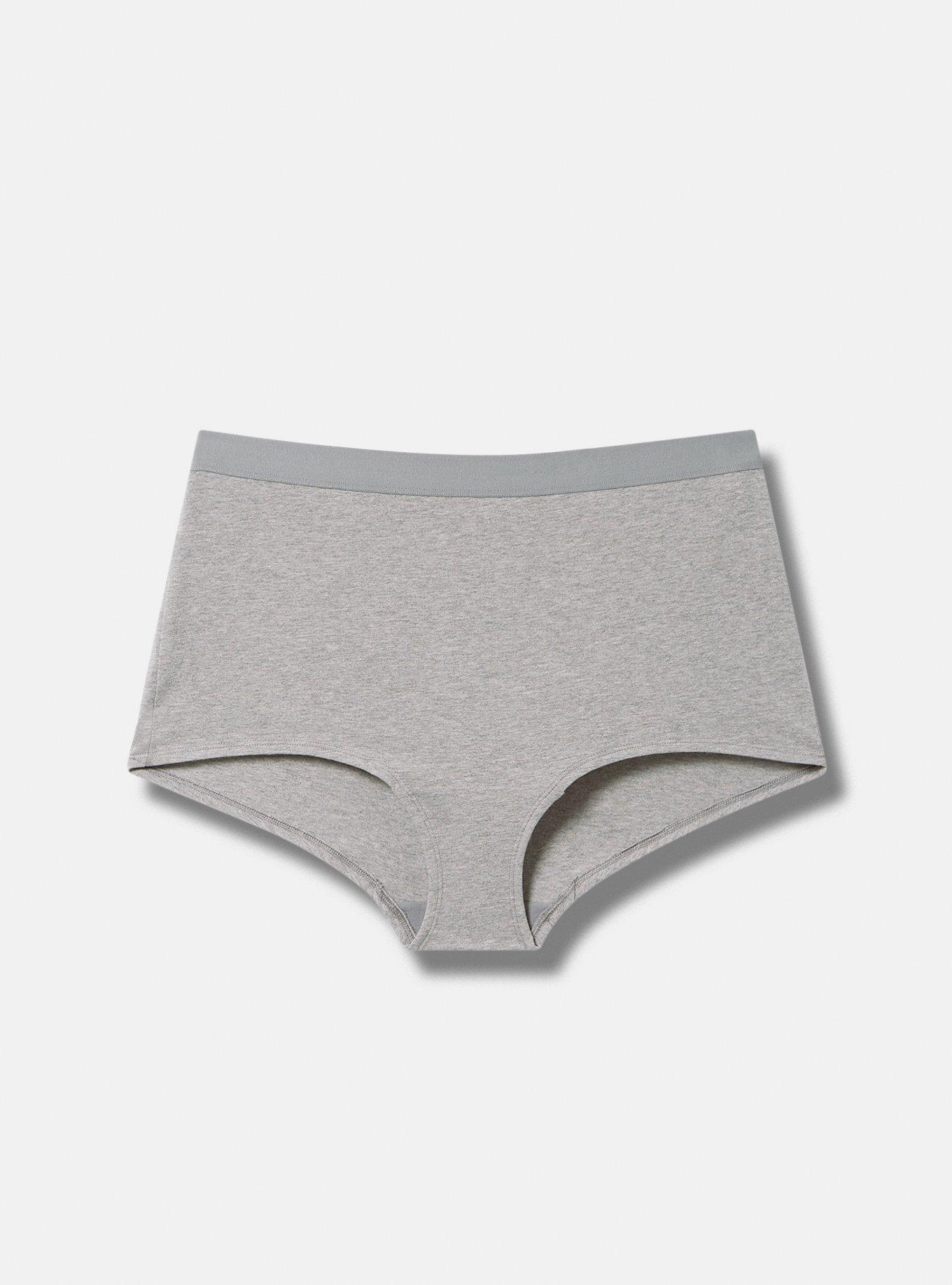 Plus Size Comfort Elastic Cotton MidRise Boyshort Panty Torrid