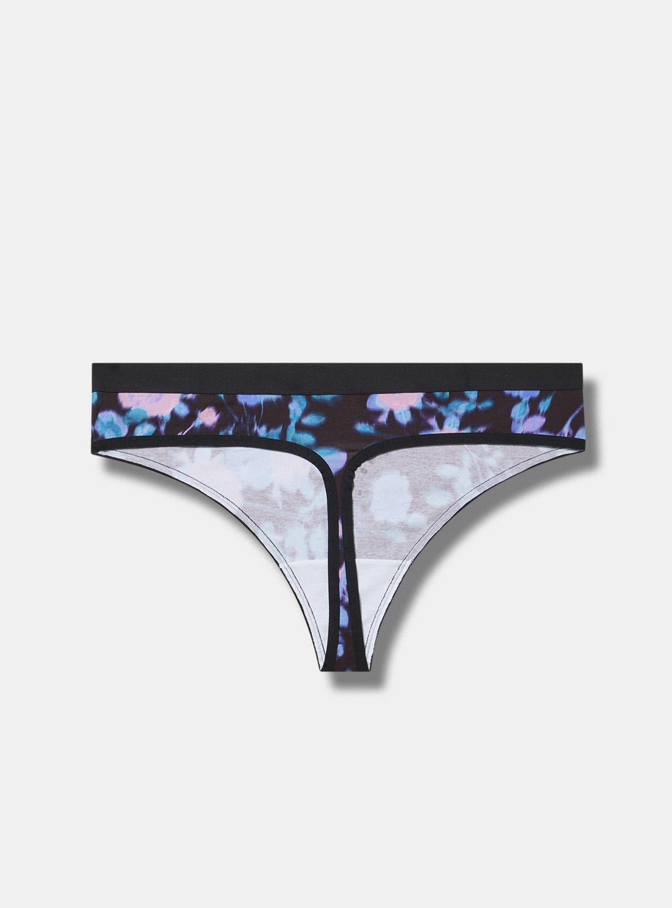 Mid-Rise Comfort Elastic Thong Panty