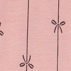 Plus Size Comfort Elastic Cotton Mid-Rise Thong Panty, DOLLY BOWS SMALL ROSETTE, swatch