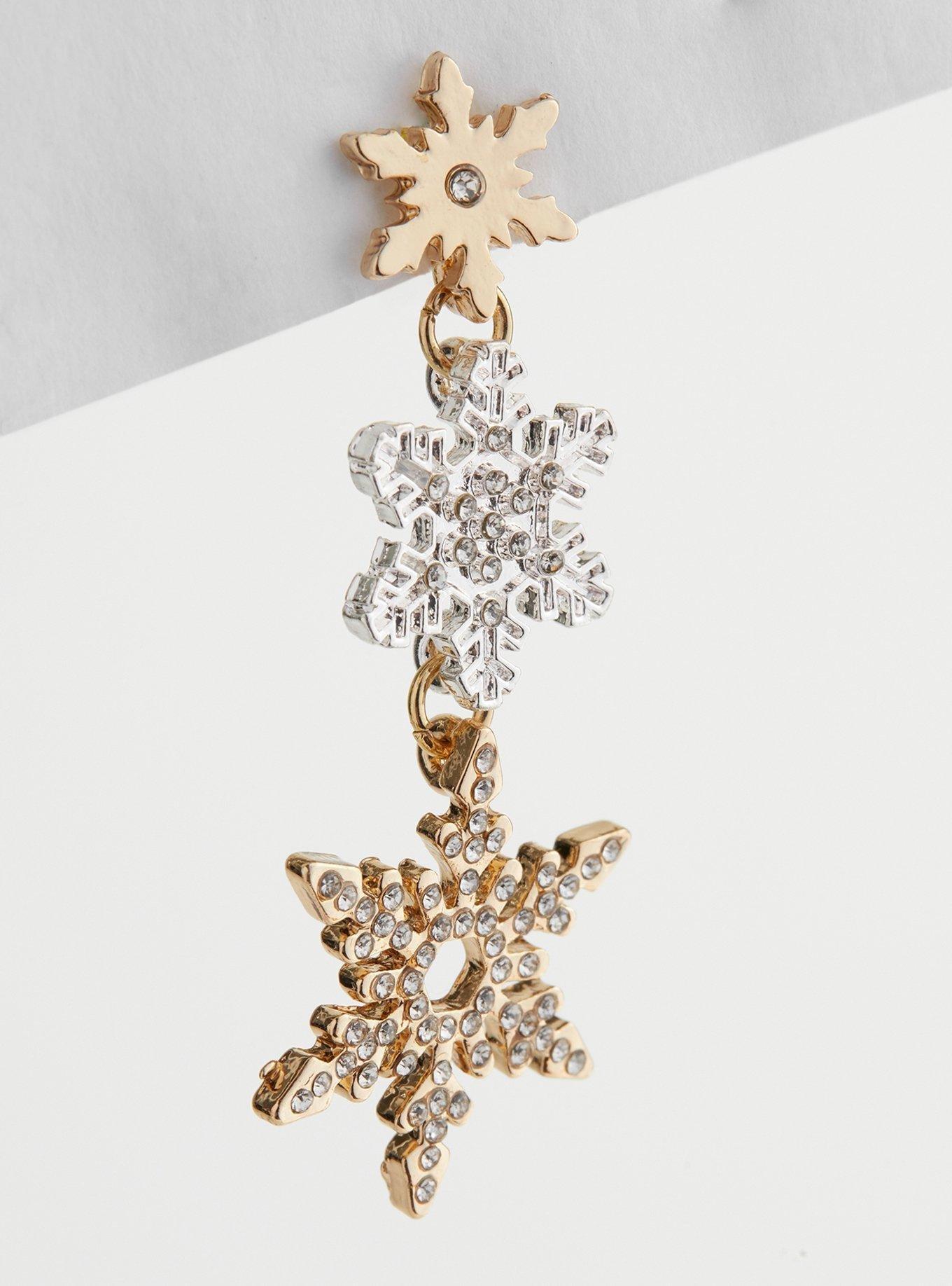 Not On The High Street Snowflake Earrings 2024 elginaudiology