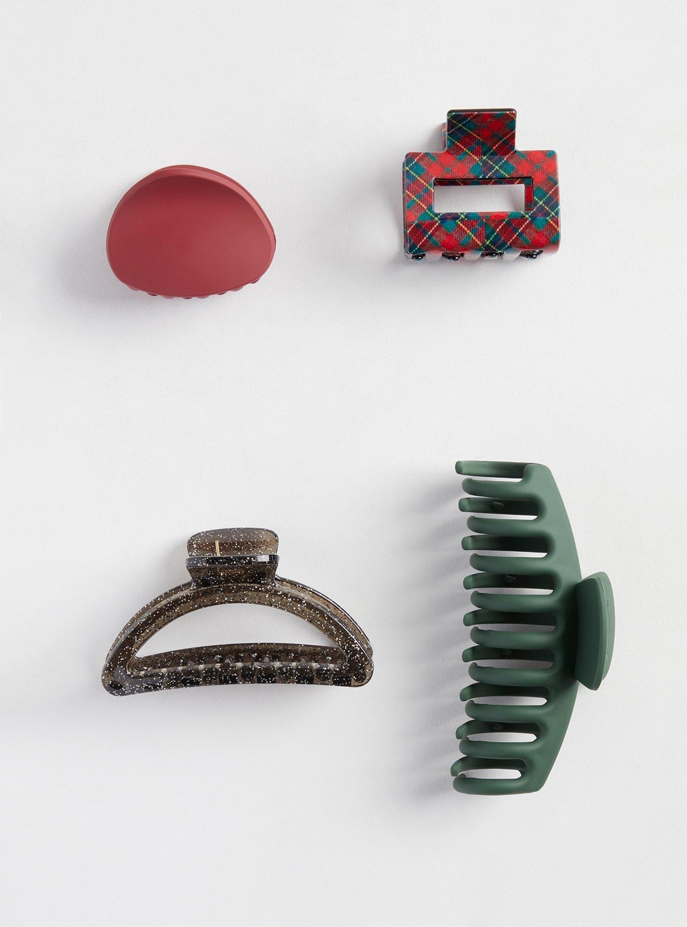 Holiday Claw Clip Set, , hi-res