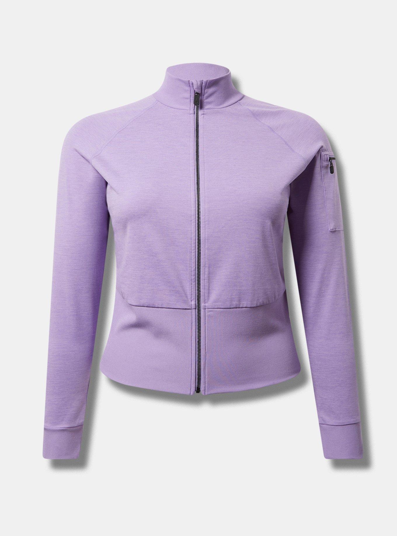 Super Soft Performance Jersey Funnel Neck Zip Jacket