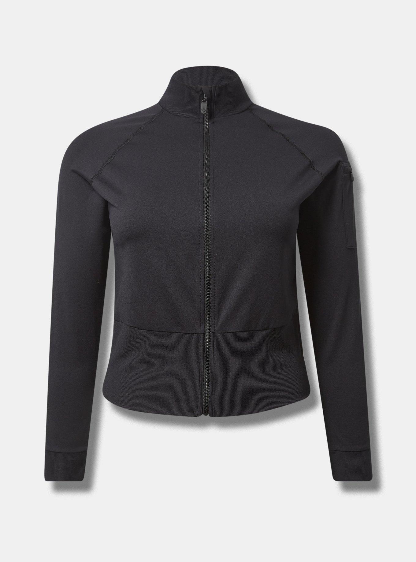 Super Soft Performance Jersey Funnel Neck Zip Jacket