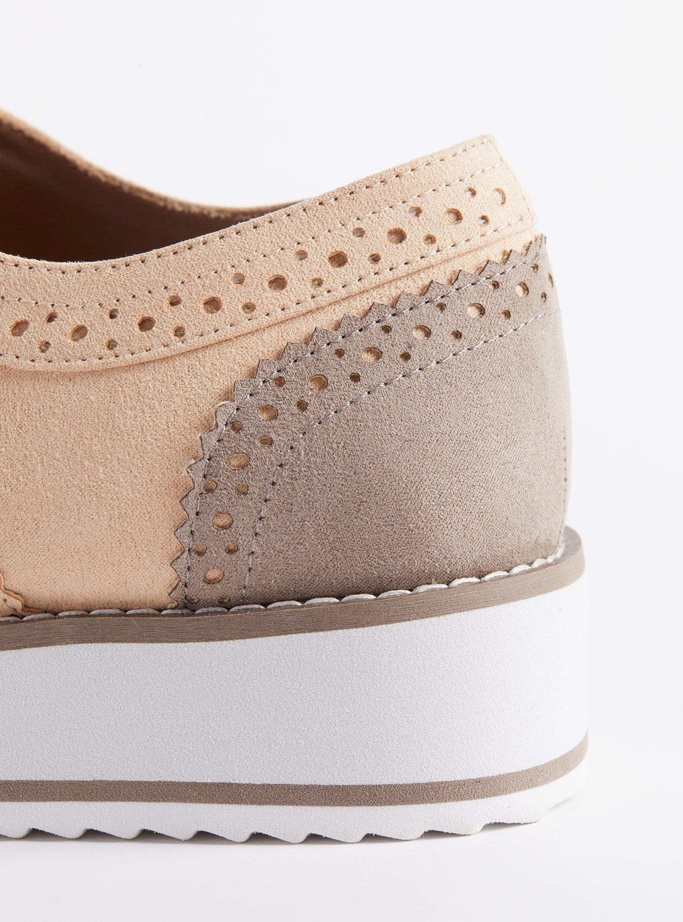 Lace up perforated clearance oxfords