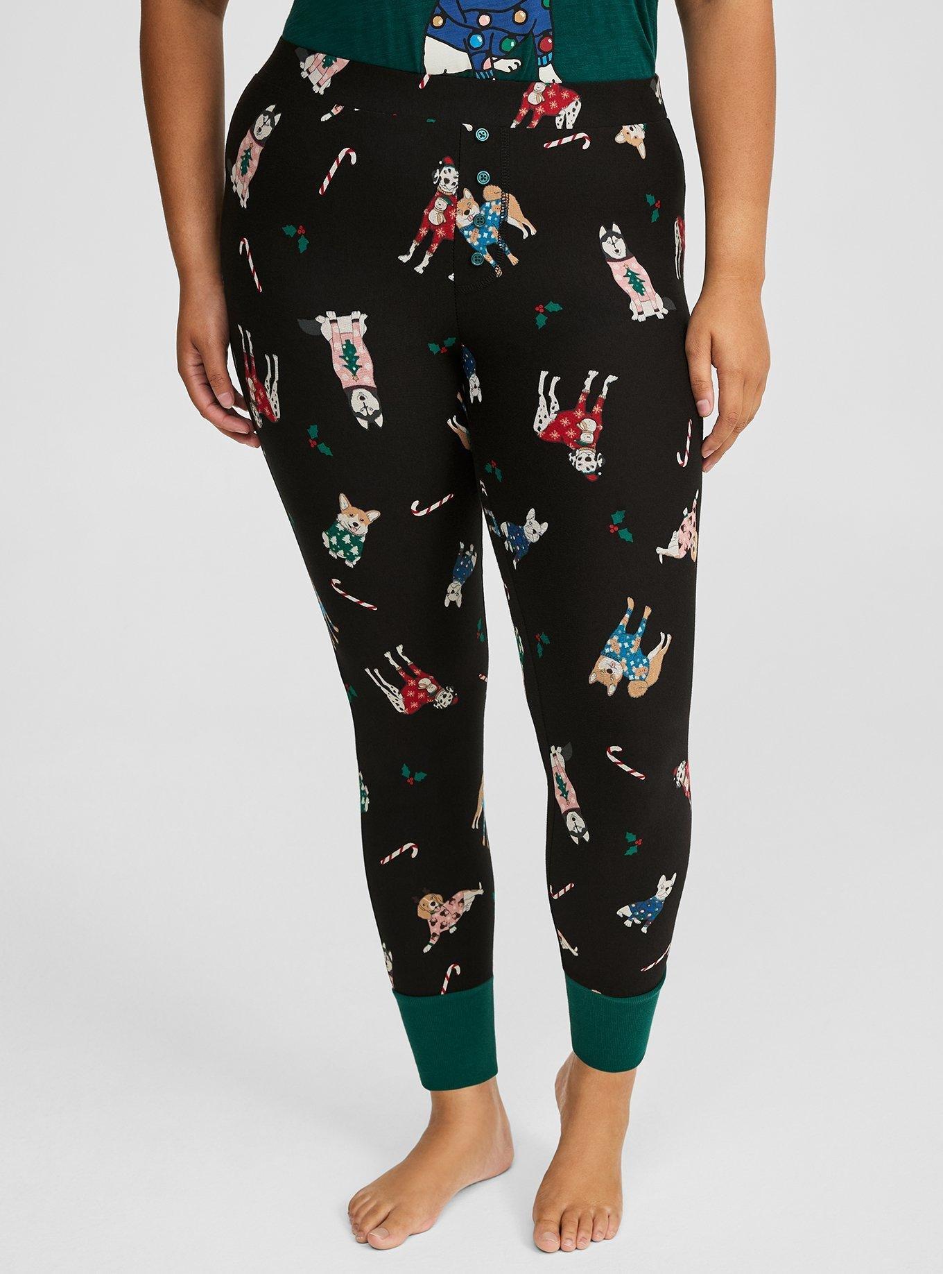 Foxy Button Full Length Sleep Legging