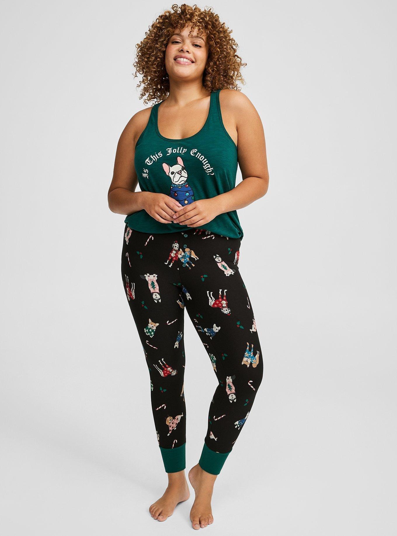 Plus Size Foxy Button Full Length Sleep Legging Torrid