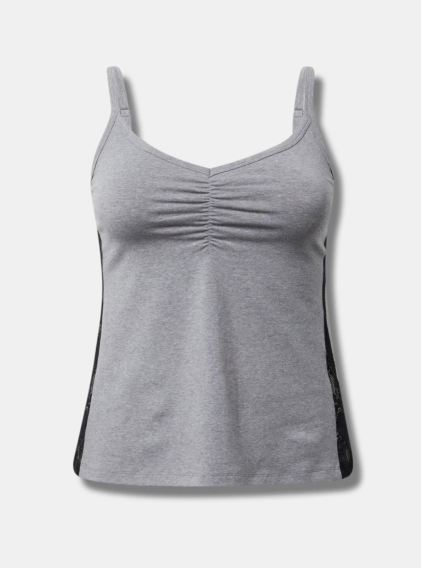 Plus Size - Foxy Lace Side Sleeveless Sleep Tank - Torrid Plus Size - Foxy Lace Side Sleeveless Sleep Tank - Torrid