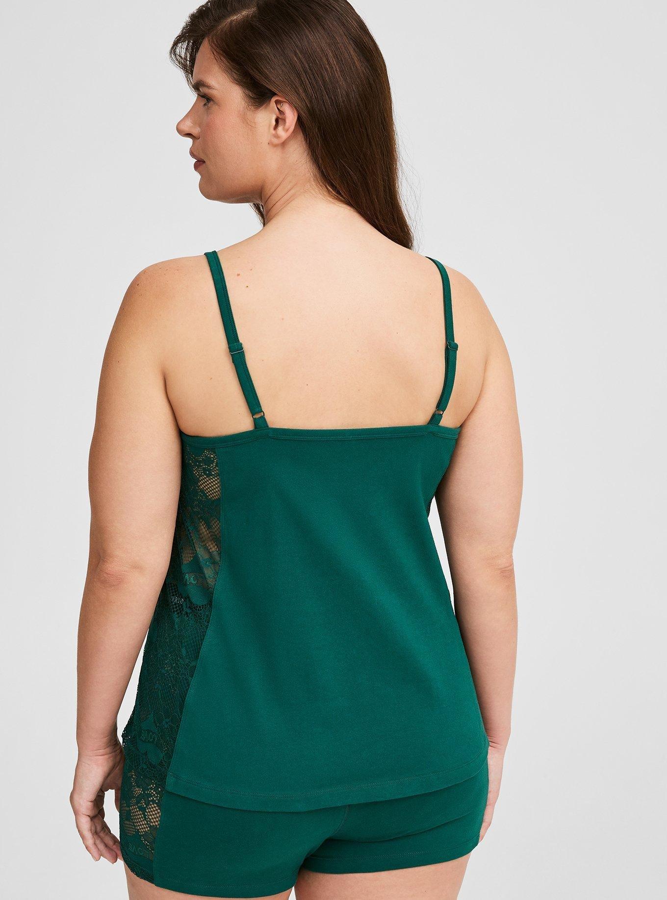 Foxy Lace Side Sleeveless Sleep Tank