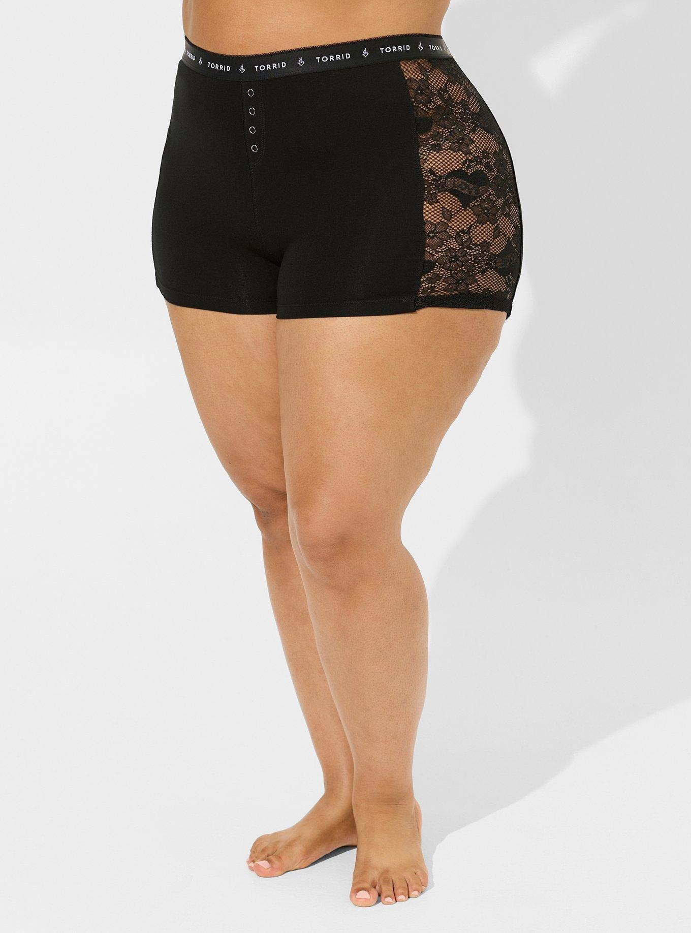 Foxy Torrid Logo Lace Sleep Boyshort