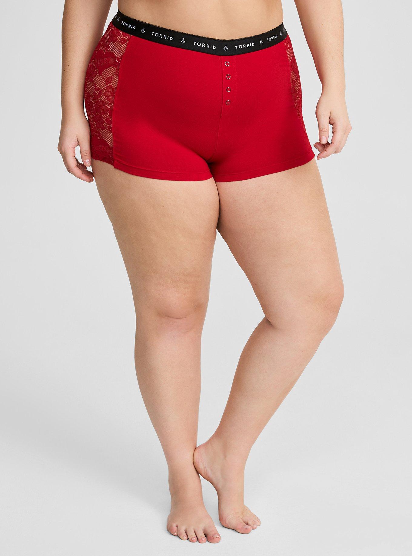 Foxy Torrid Logo Lace Sleep Boyshort