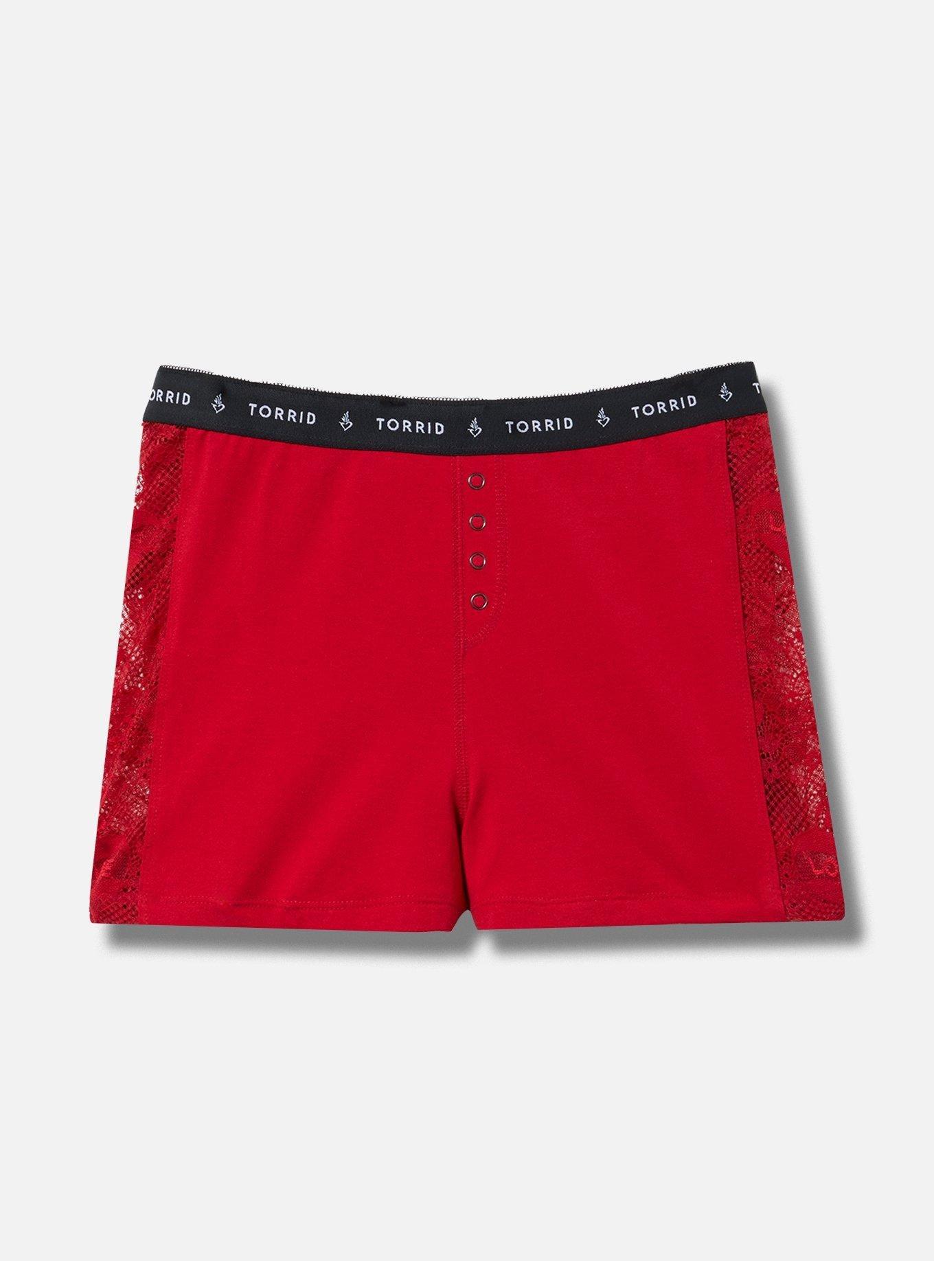 Foxy Torrid Logo Lace Sleep Boyshort