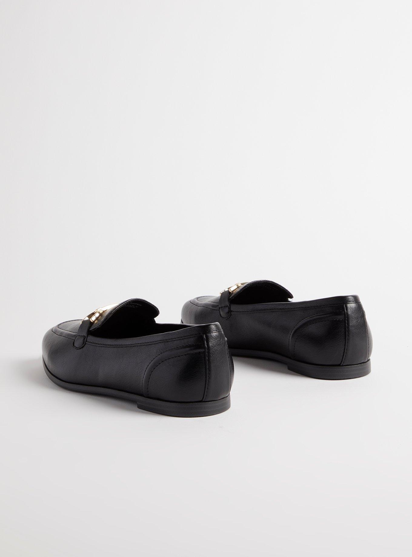 Plus Size - Almond Toe Loafer with Hardware (WW) - Torrid