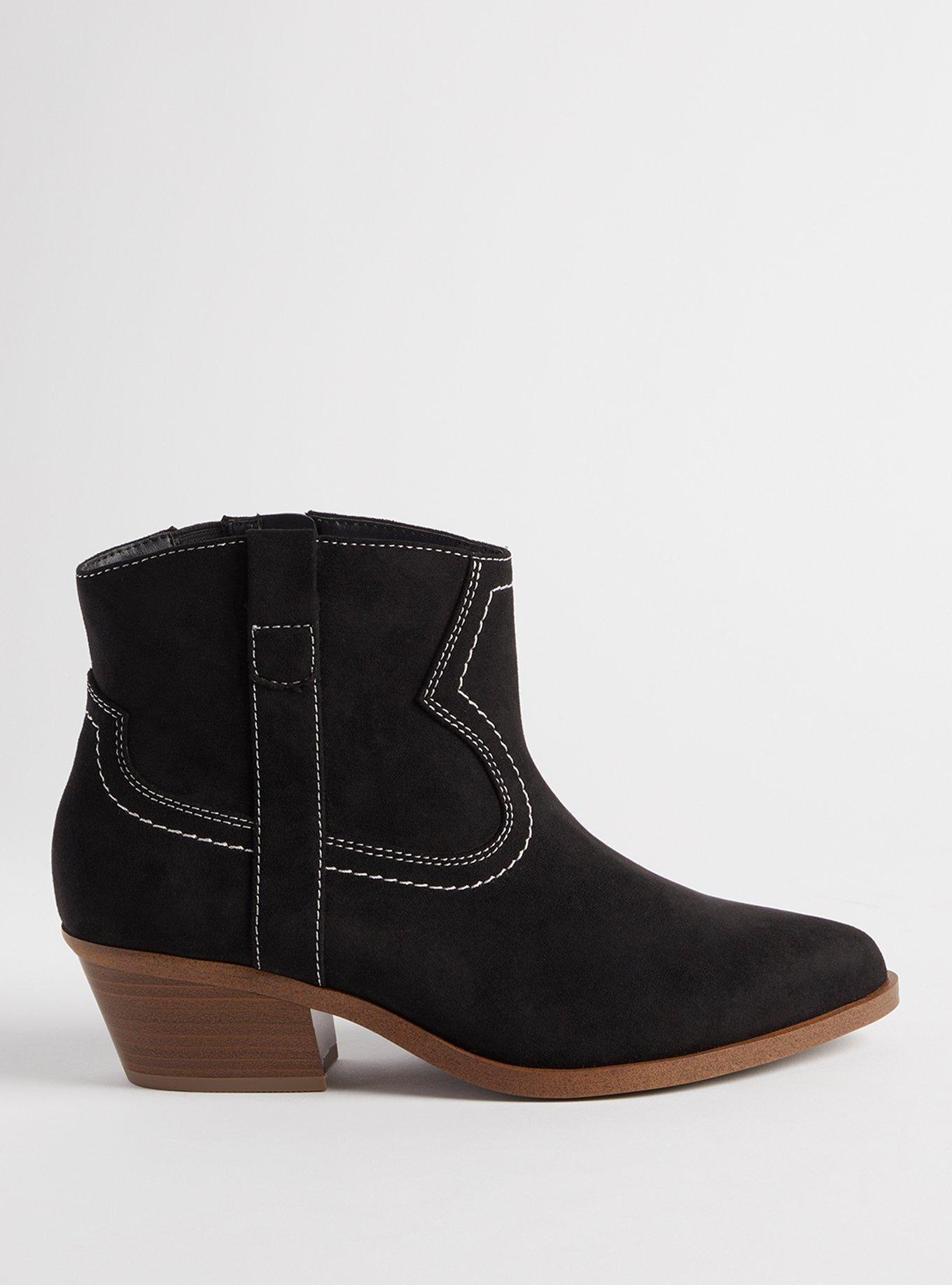 Ankle Western Bootie (WW), BLACK, alternate