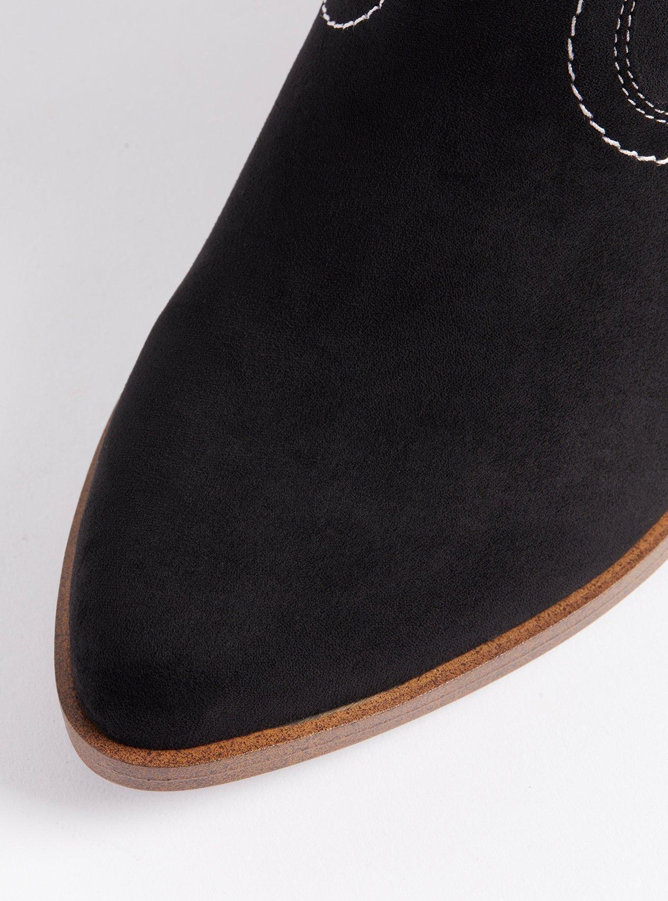 Ankle Western Bootie (WW), BLACK, alternate