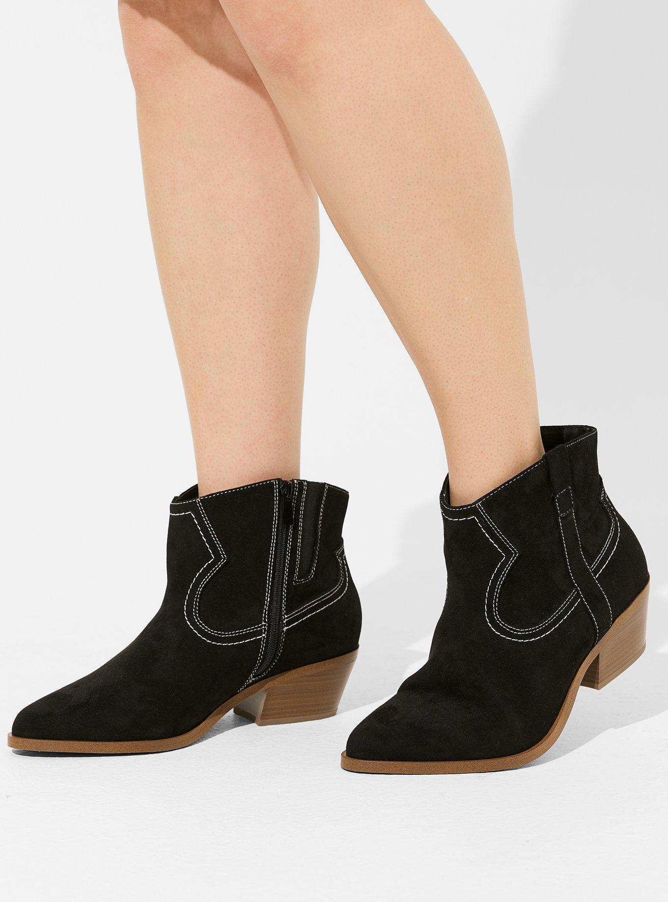 Ankle Western Bootie (WW), BLACK, alternate