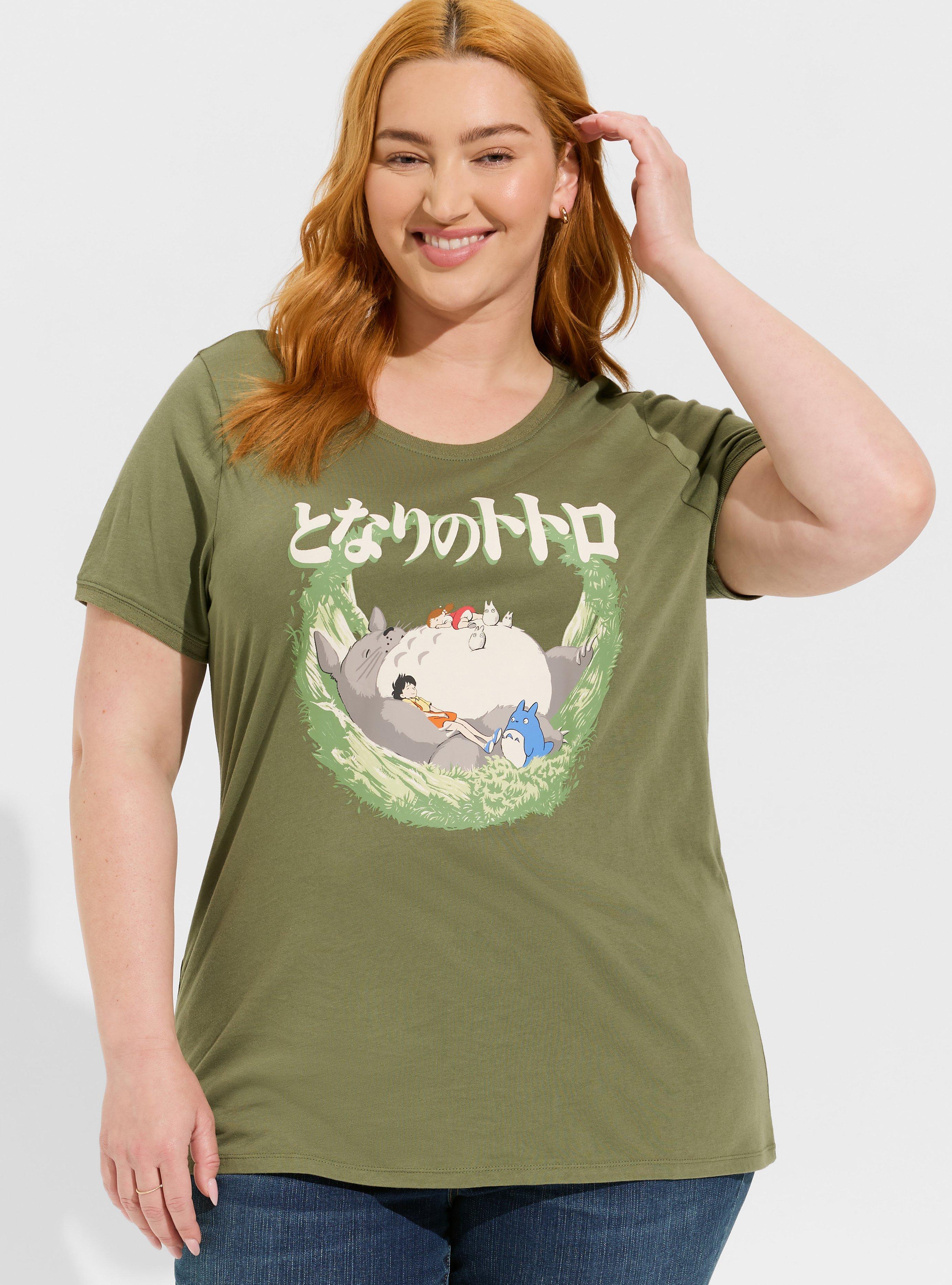 Studio Ghibli Totoro Classic Fit Ringer Top