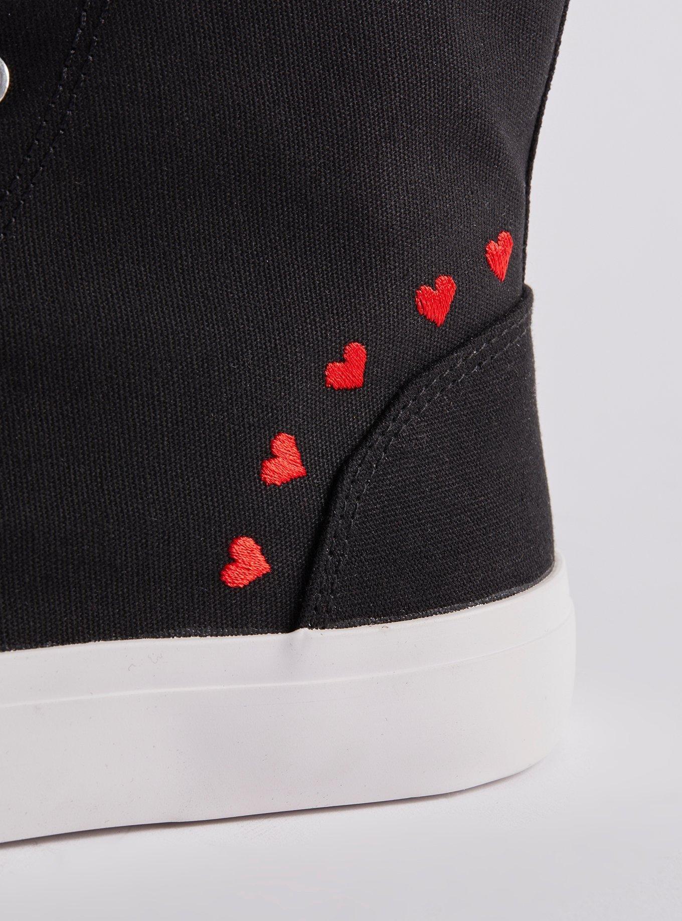 Heart Motif High Top Sneaker (WW