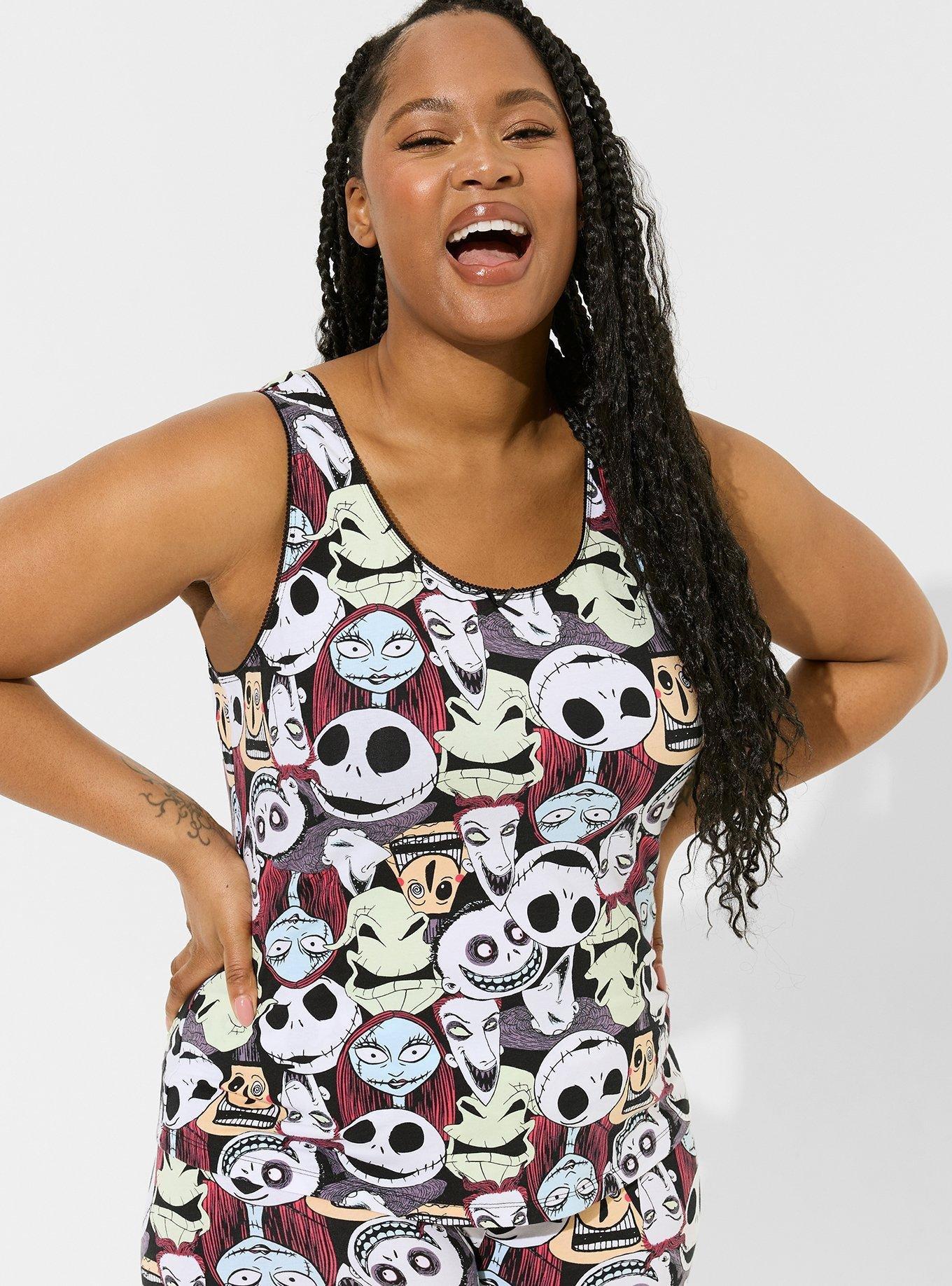 Plus Size - Nightmare Before Christmas Cotton Sleep Tank - Torrid