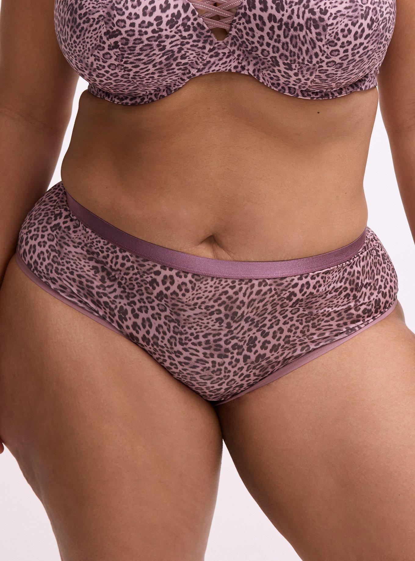 Second Skin Mid-Rise Cheeky Panty, CLASSIC LEOPARD KEEPSAKE LILAC, alternate