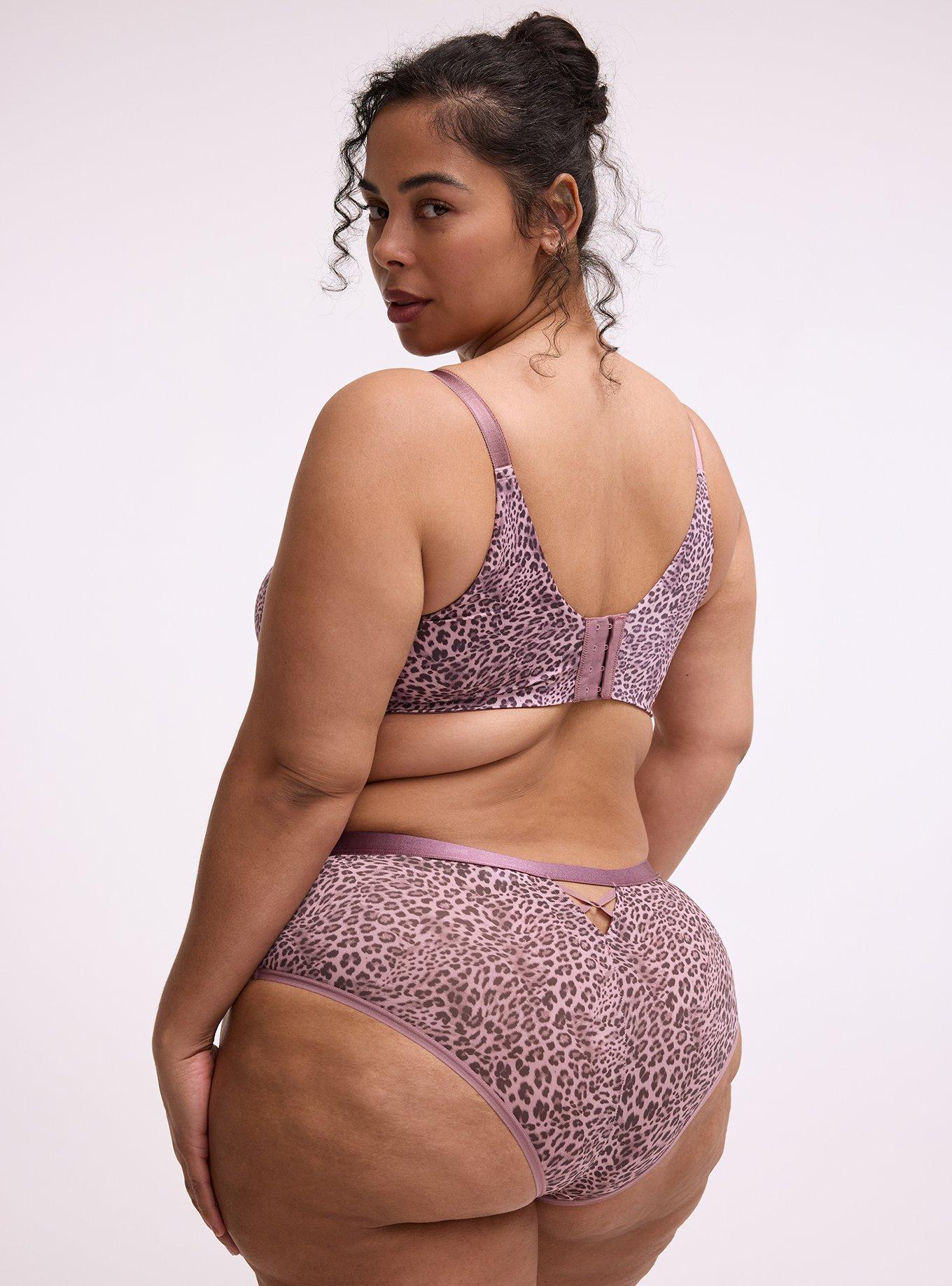 Second Skin Mid-Rise Cheeky Panty, CLASSIC LEOPARD KEEPSAKE LILAC, alternate