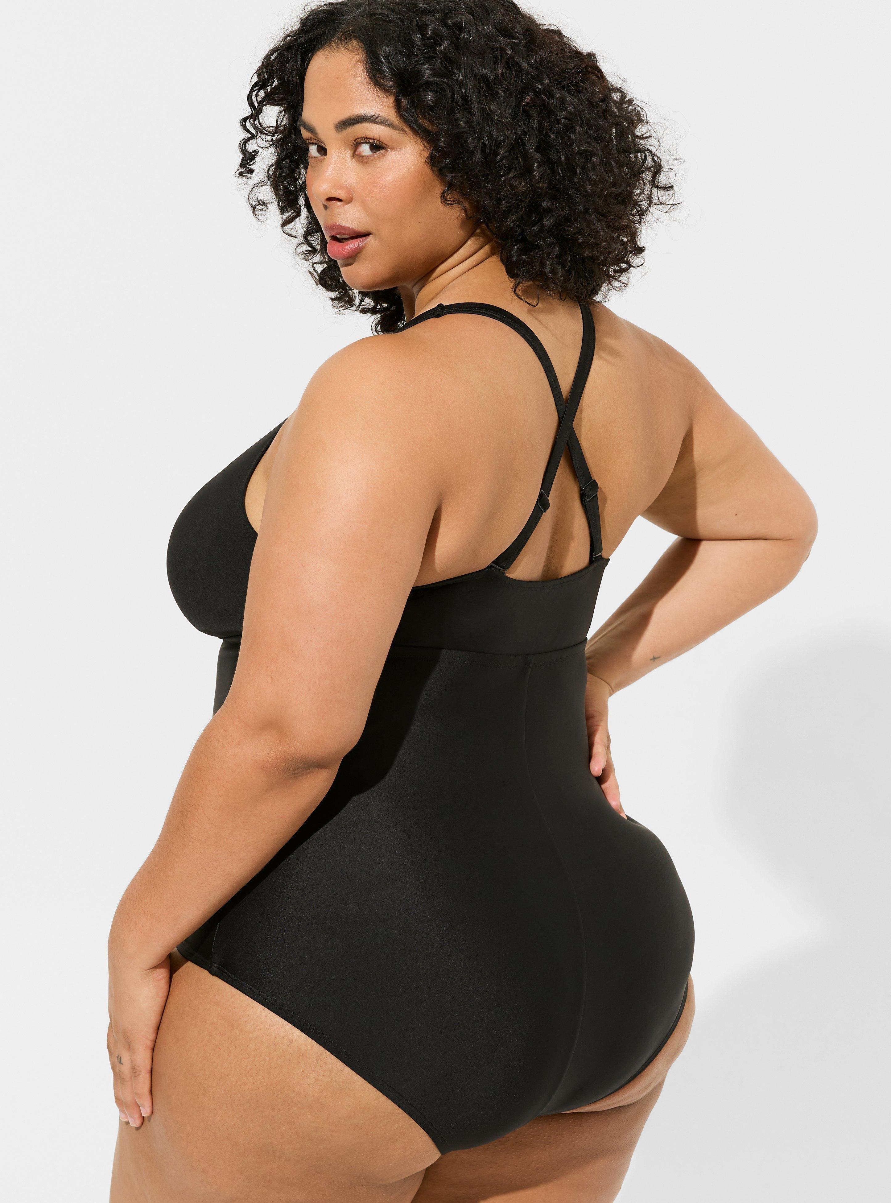 Wireless Triangle One Piece Swimsuit