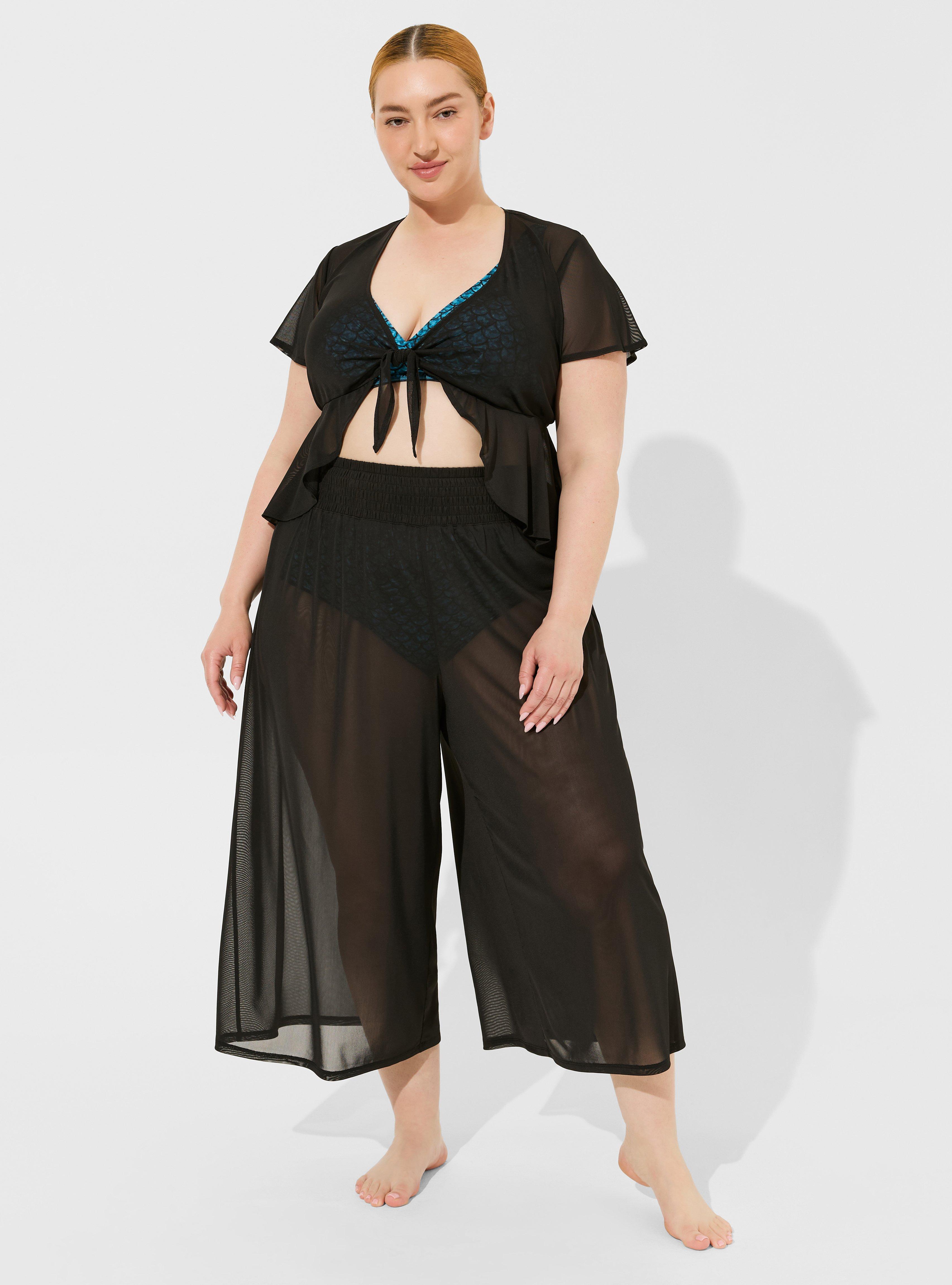 High waisted swim hot sale cover up pants