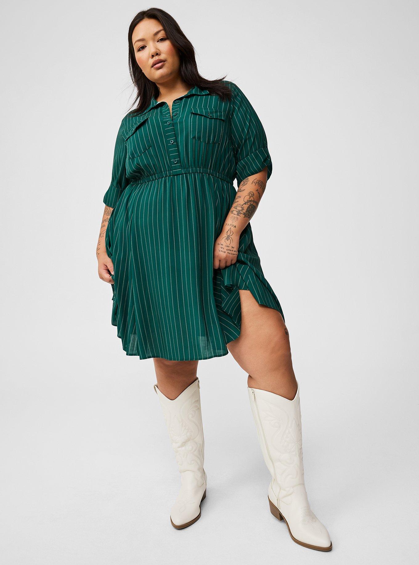 Plus Size - Mini Shirt Dress - Torrid