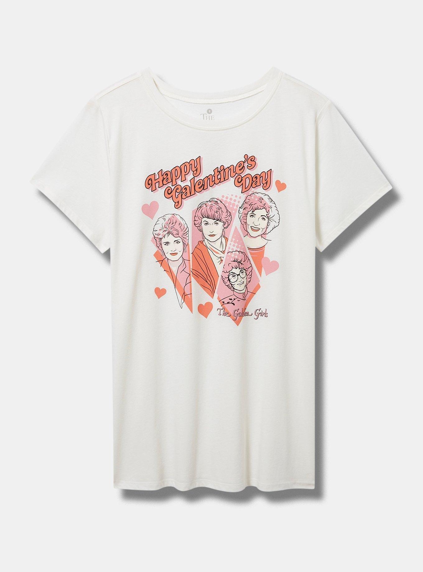 Golden Girls Valentine Classic Fit Cotton Crew Tee