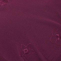 Plus Size Challis Embroidered Cut Out Long Sleeve Blouse, WINTER BLOOM, swatch