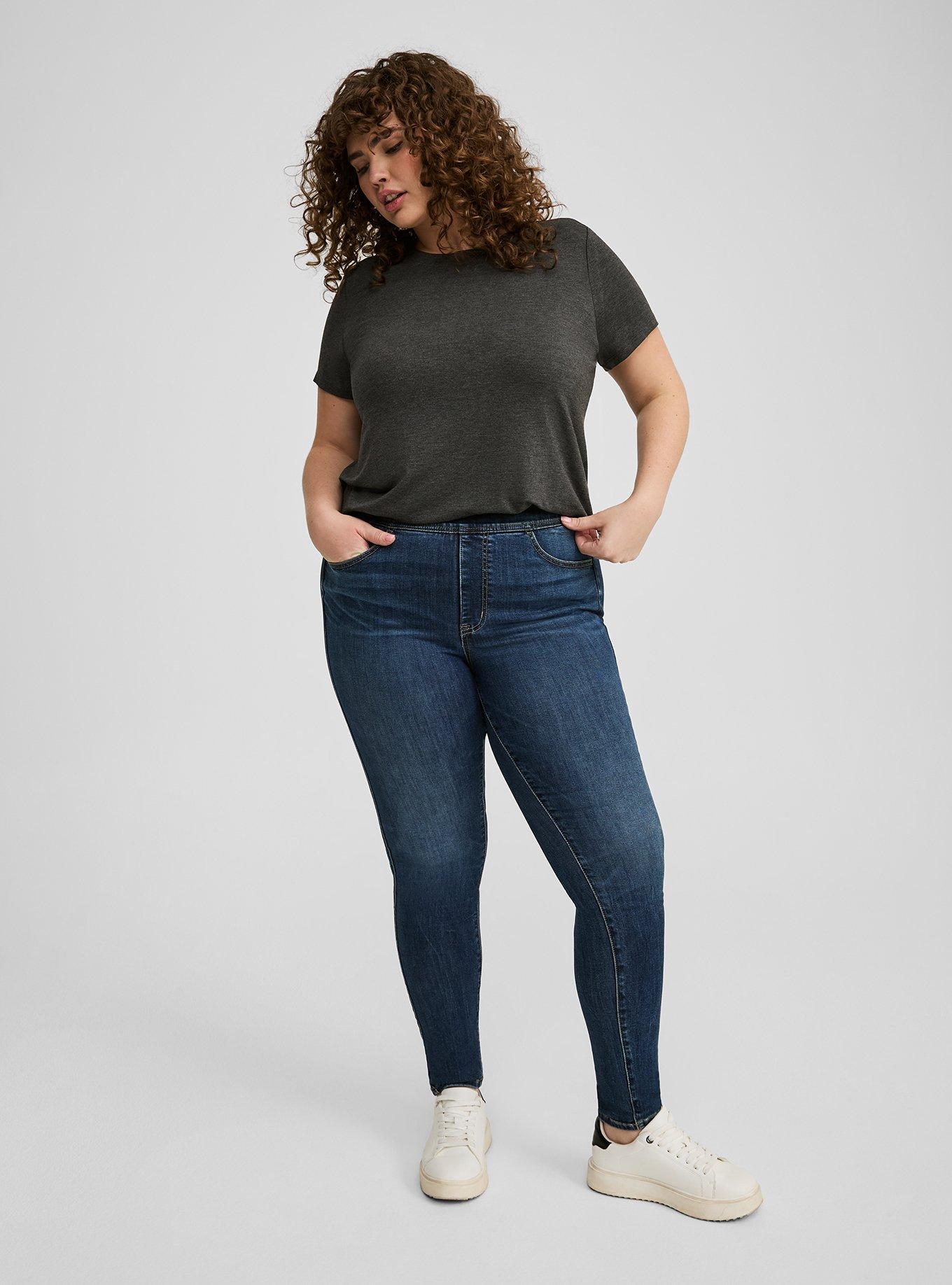 Plus Size - Lean Jean Skinny Super Soft Mid-Rise Jean - Torrid