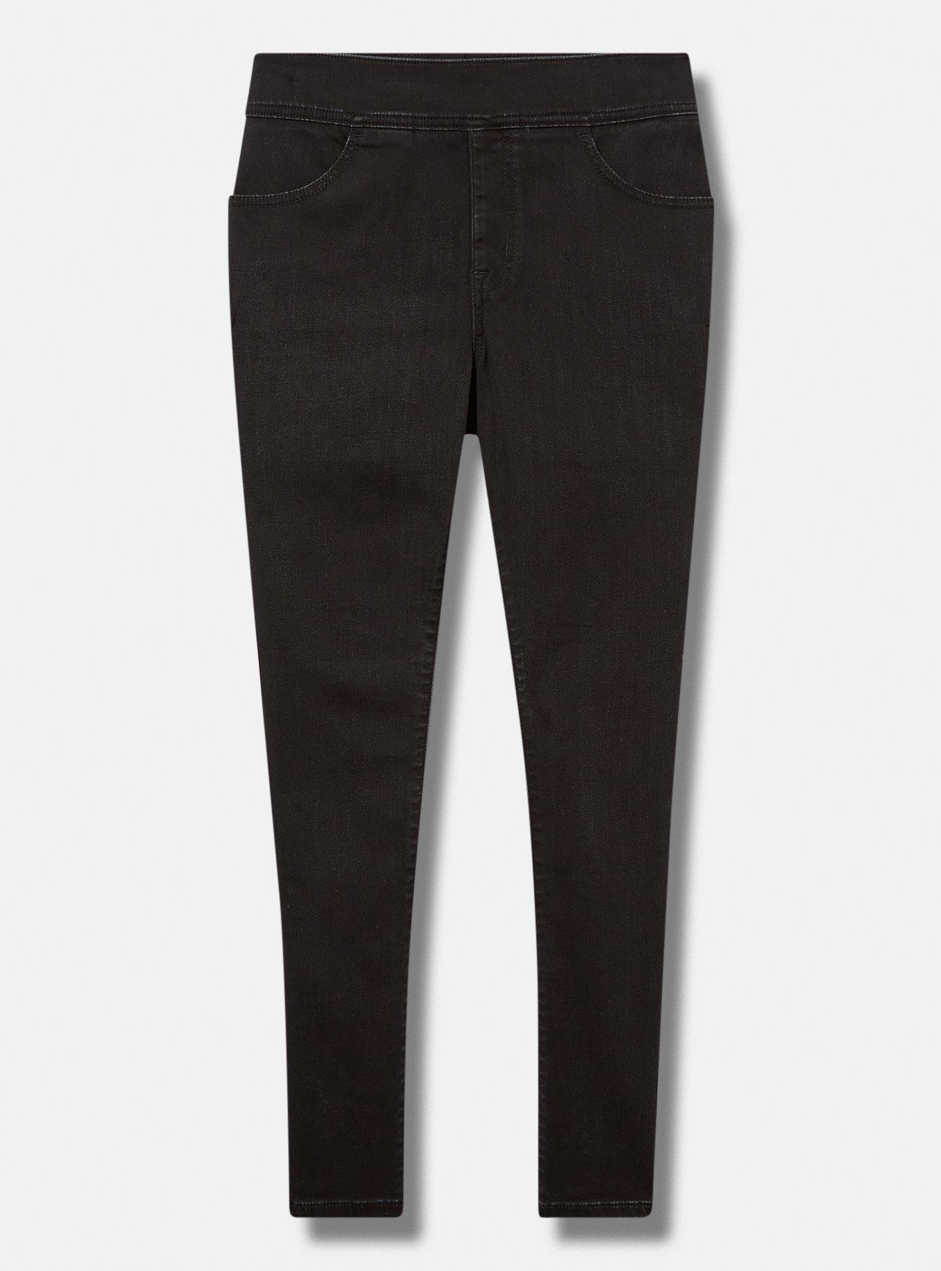 Super soft black jeggings sales