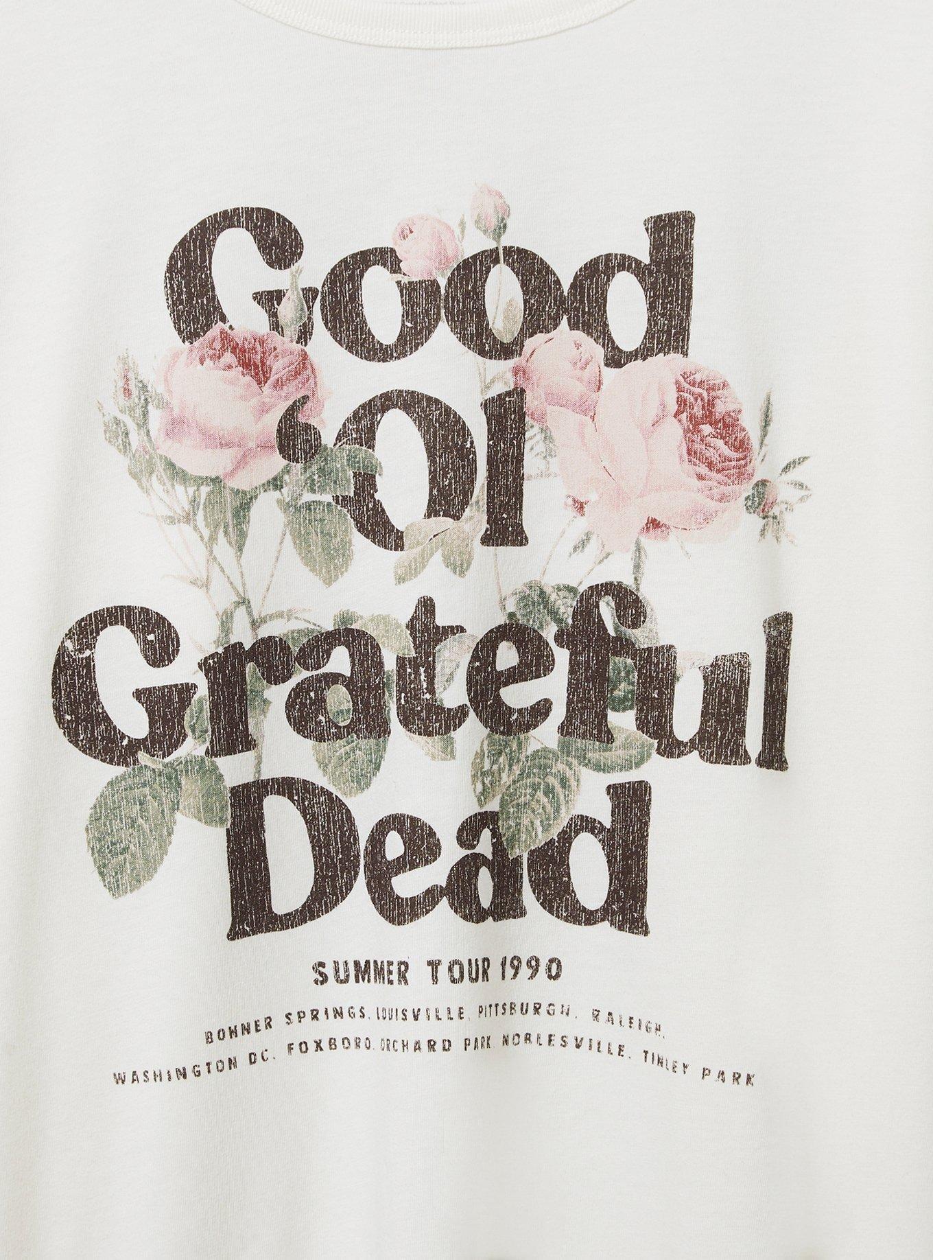 Grateful Dead Classic Fit Cotton Long Sleeve Tee, BLANC DE BLANC, alternate