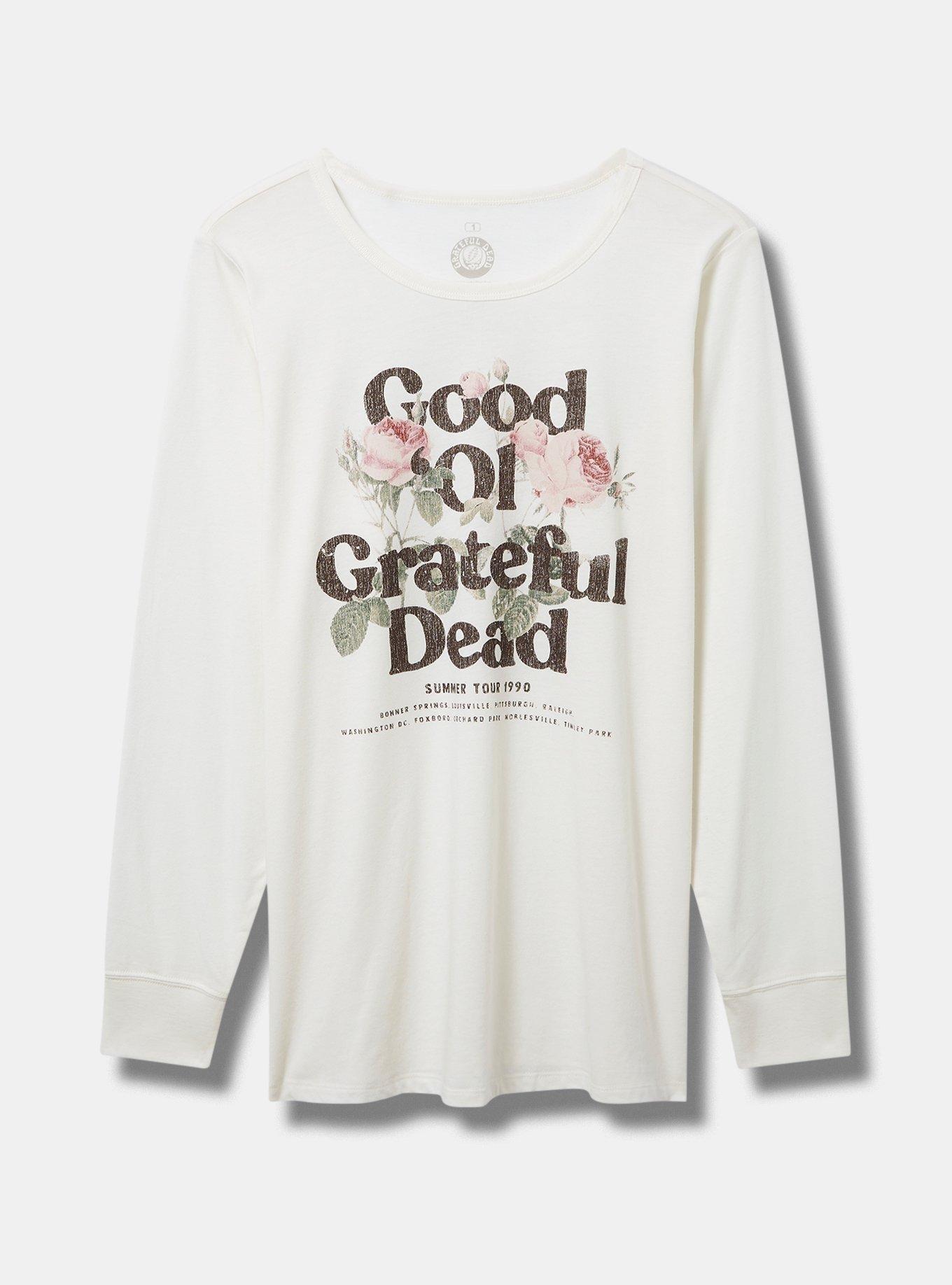 Grateful Dead Classic Fit Cotton Long Sleeve Tee, BLANC DE BLANC, hi-res