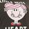 Little Miss Heart Breaker Cozy Fleece Crew Sweatshirt, CHARCOAL HEATHER, swatch