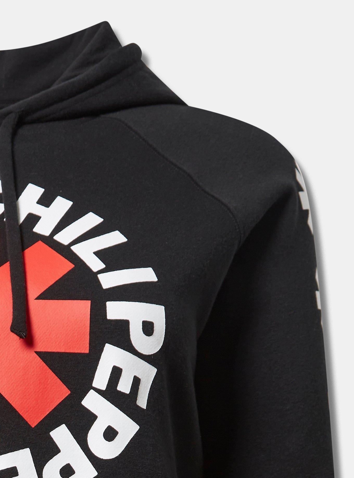 Red Hot Chili Peppers Cozy Fleece Hoodie, DEEP BLACK, alternate