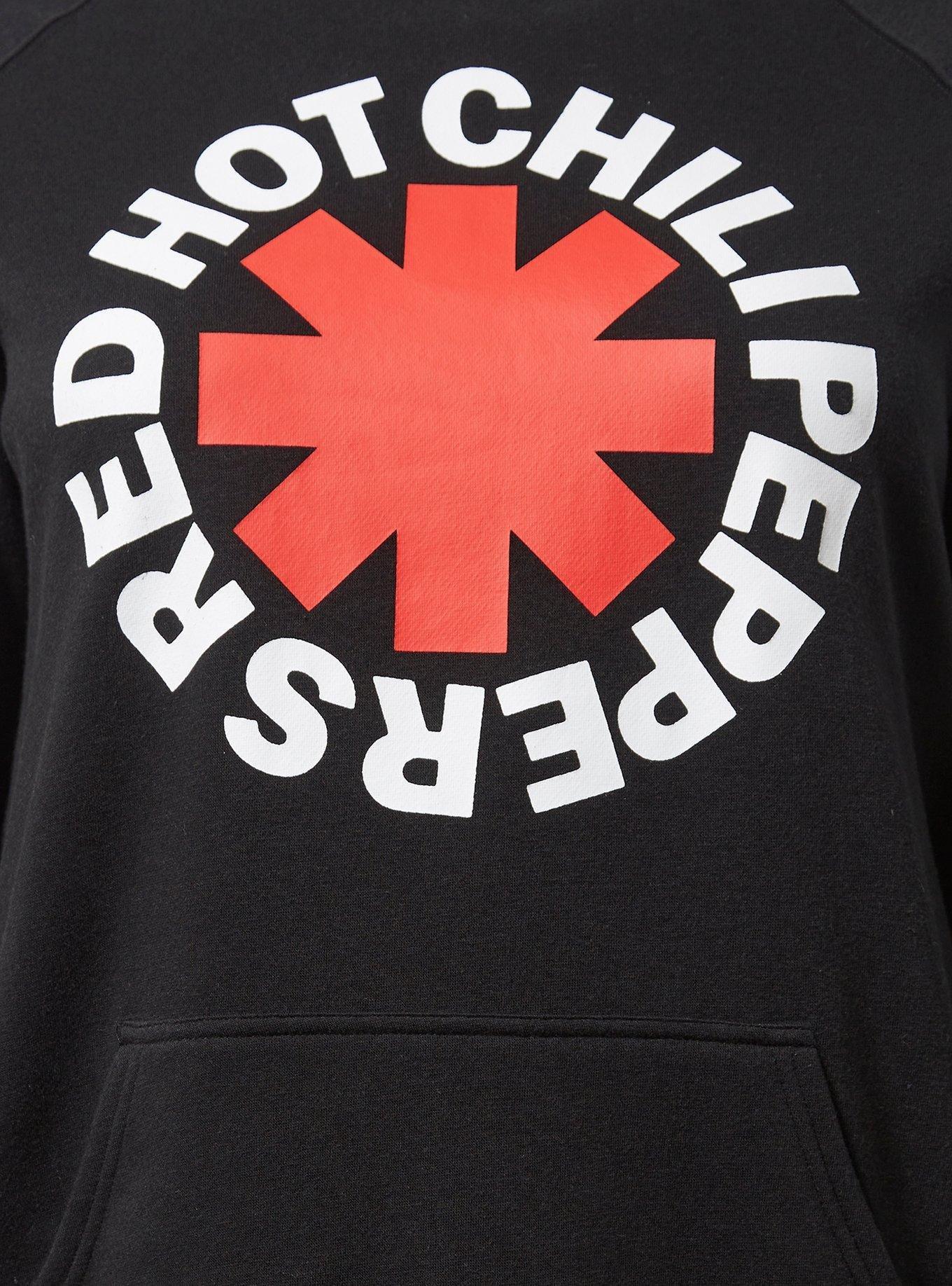Red Hot Chili Peppers Cozy Fleece Hoodie, DEEP BLACK, alternate