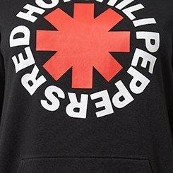 Red Hot Chili Peppers Cozy Fleece Hoodie, DEEP BLACK, swatch