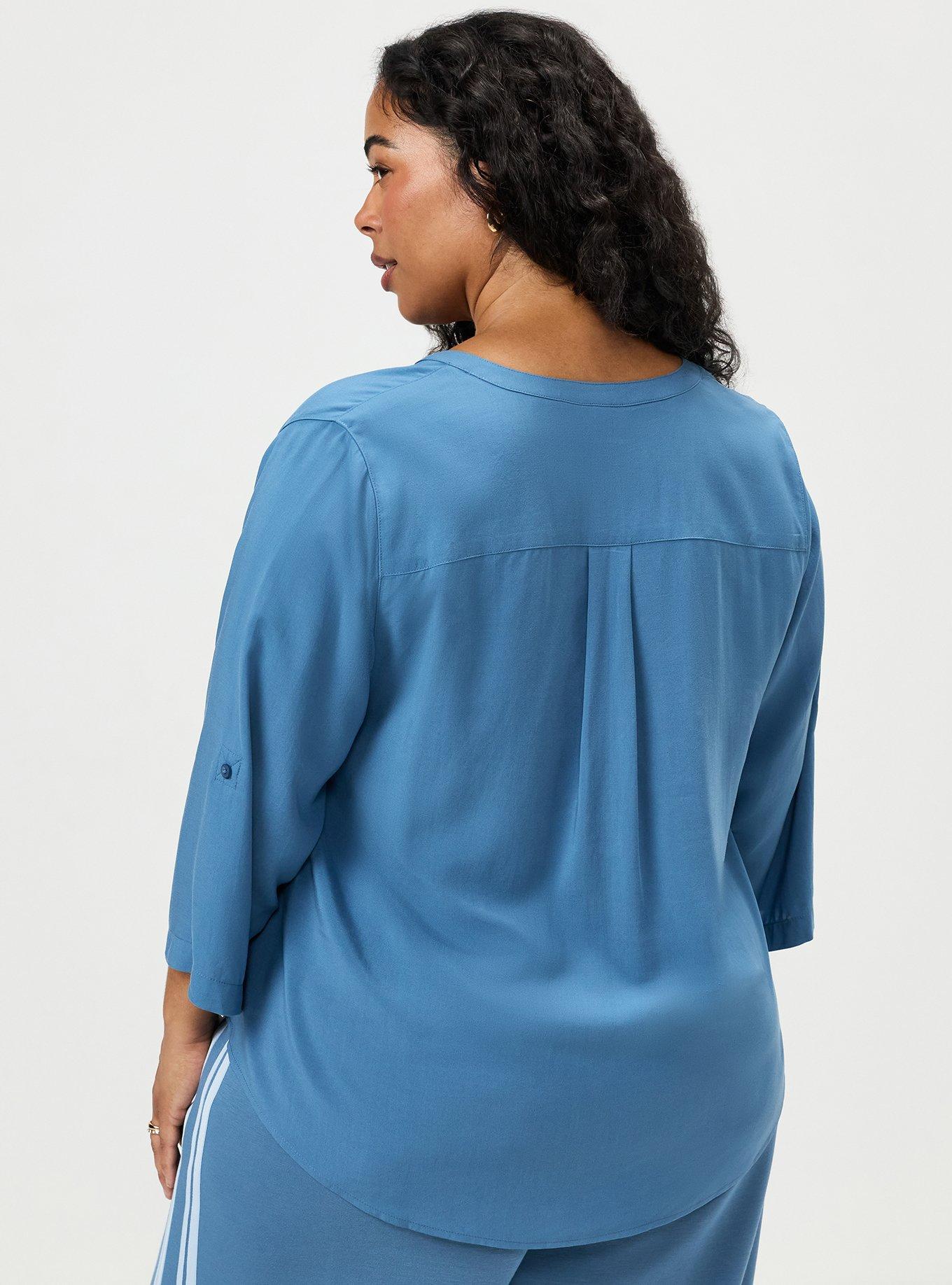 Harper Challis 3/4 Sleeve Top, STELLAR, alternate
