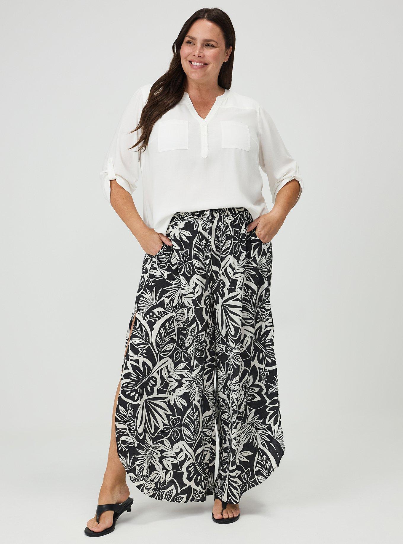 Harper Challis 3/4 Sleeve Top, CLOUD DANCER, alternate