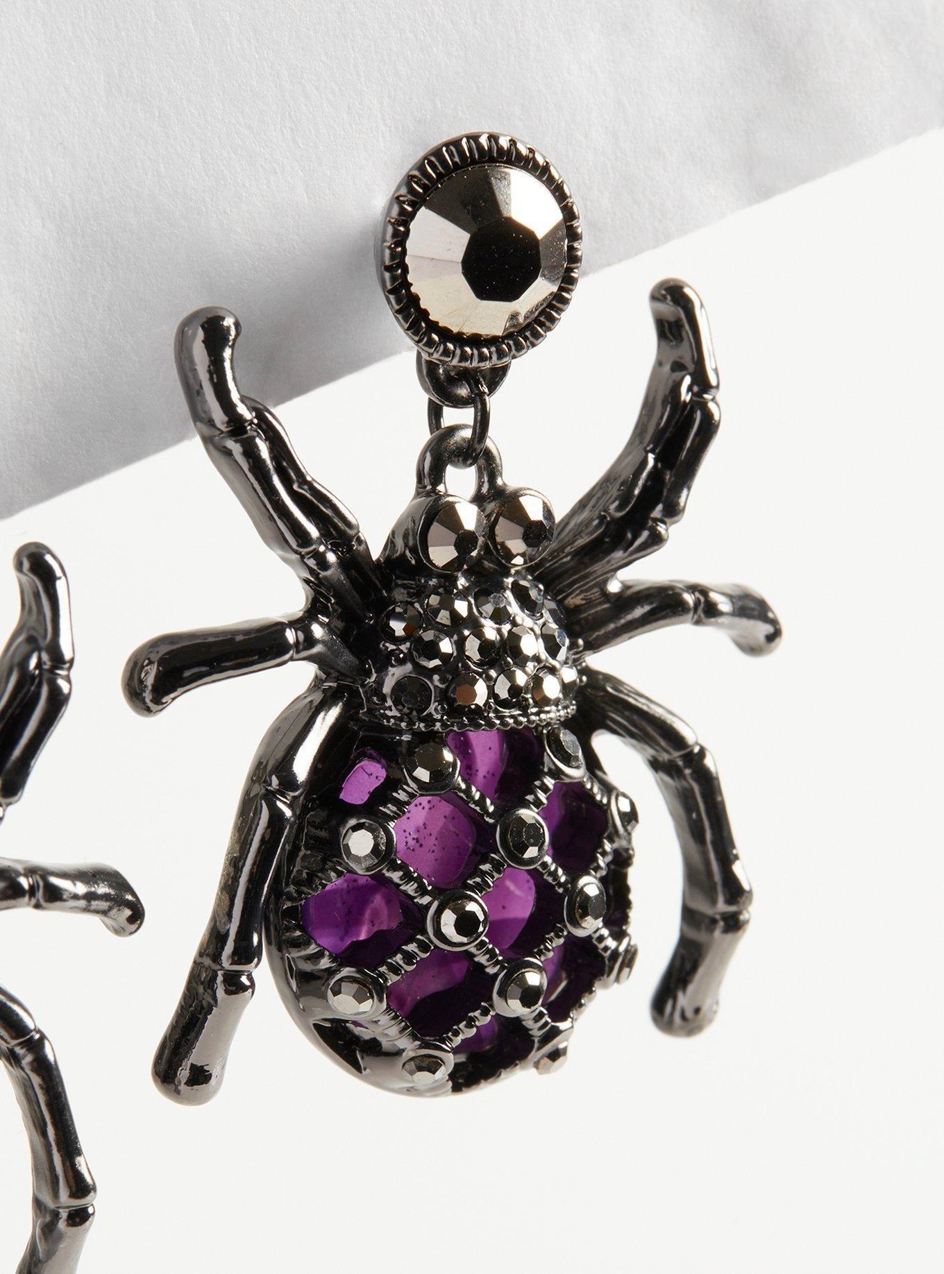 Plus Size - Spider Jewel Drop Earring - Torrid